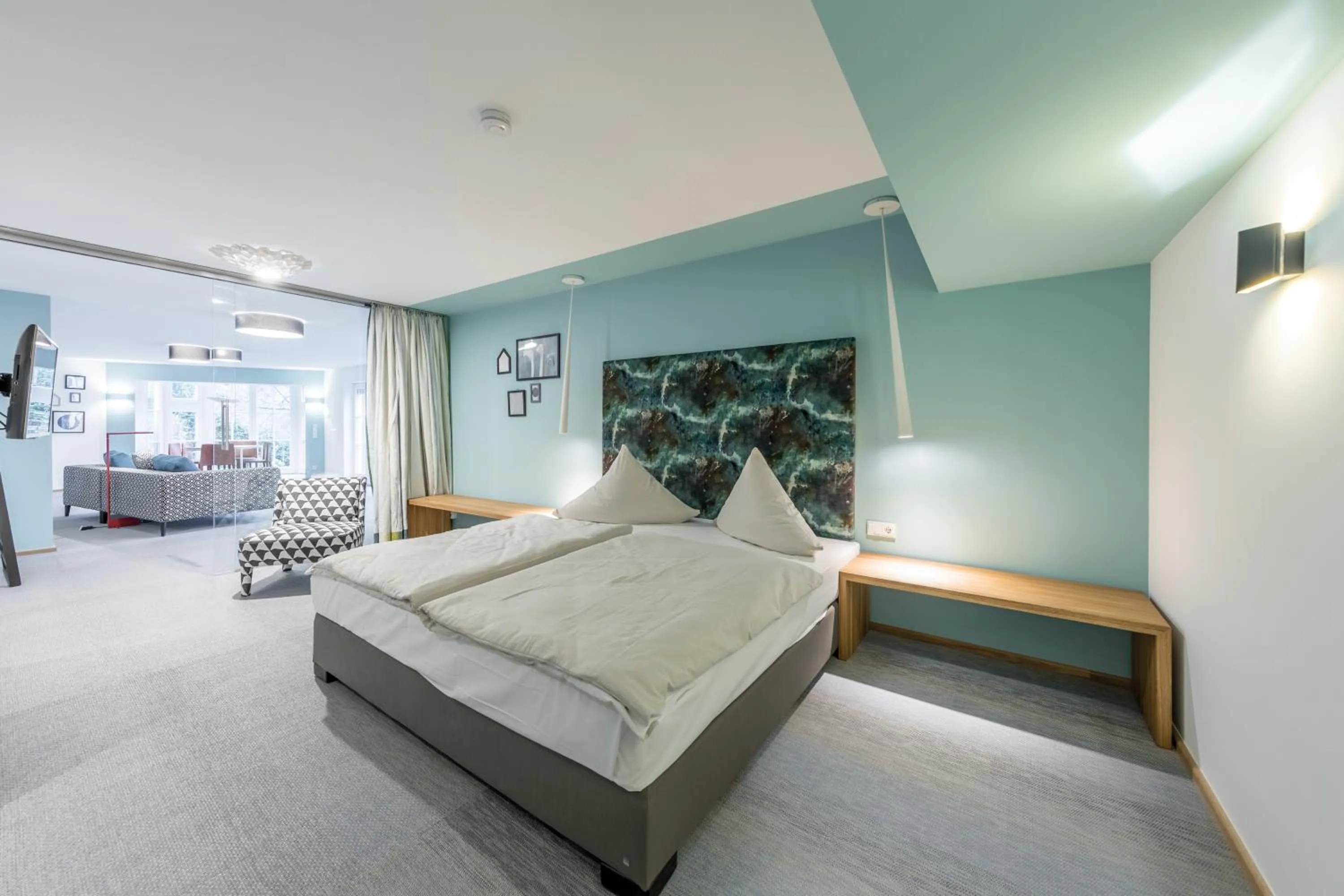 Photo of the whole room, Bed in Hotel Schöne Aussicht