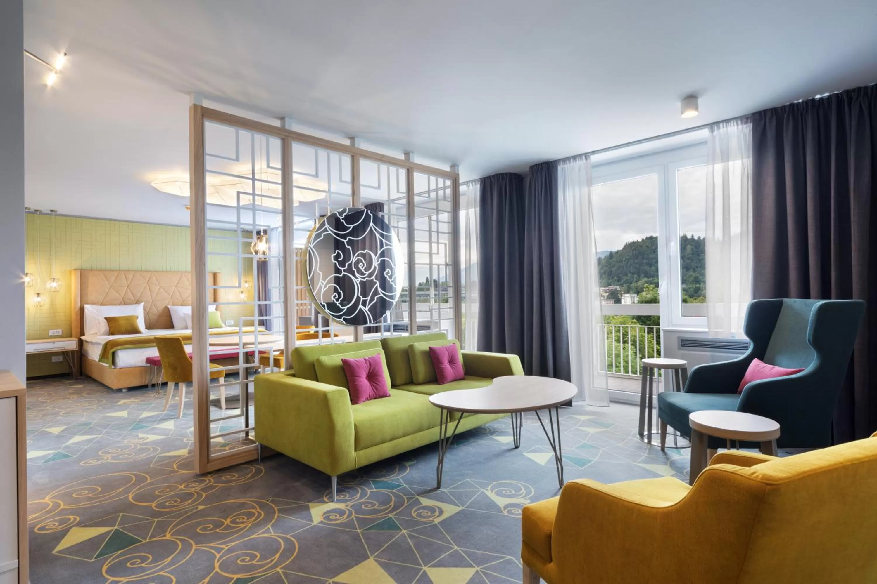 Living room in Bled Rose Hotel