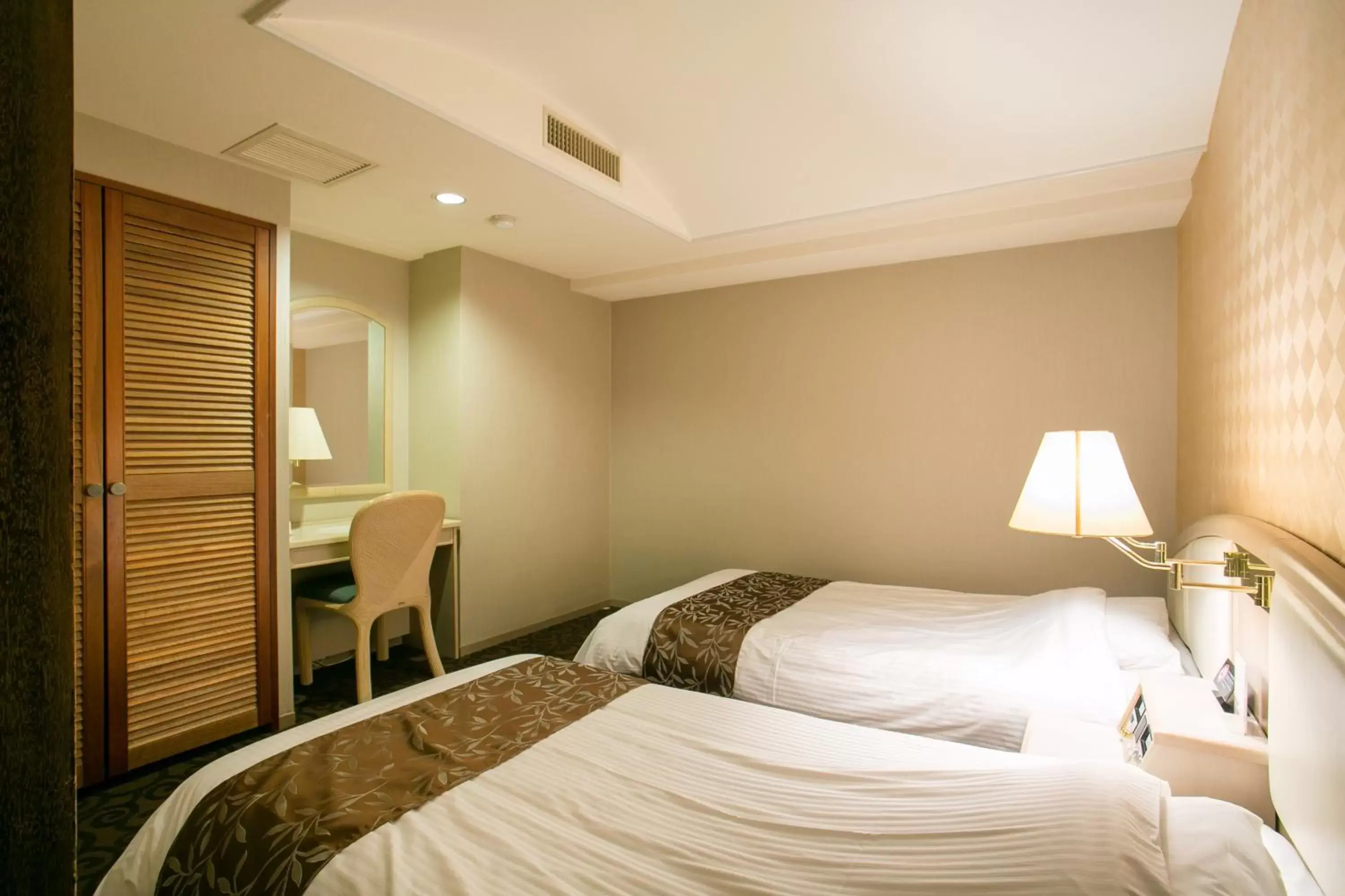 Bed in Mikawawan Resort Linx