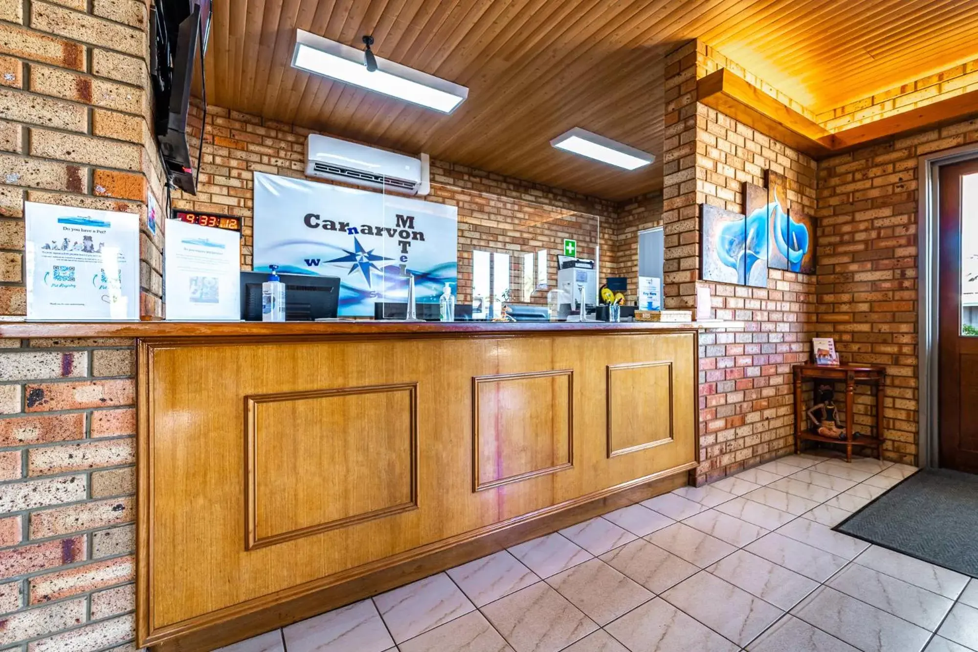 Lobby or reception in Carnarvon Motel
