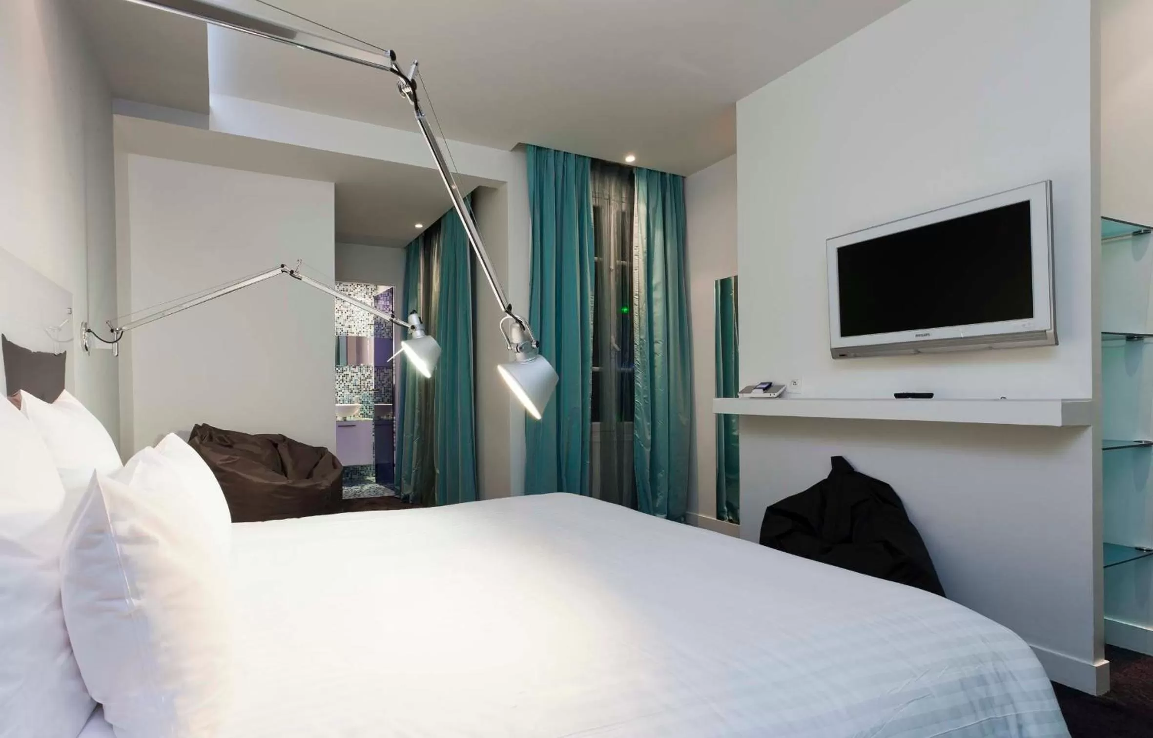 Bed in Color Design Hotel