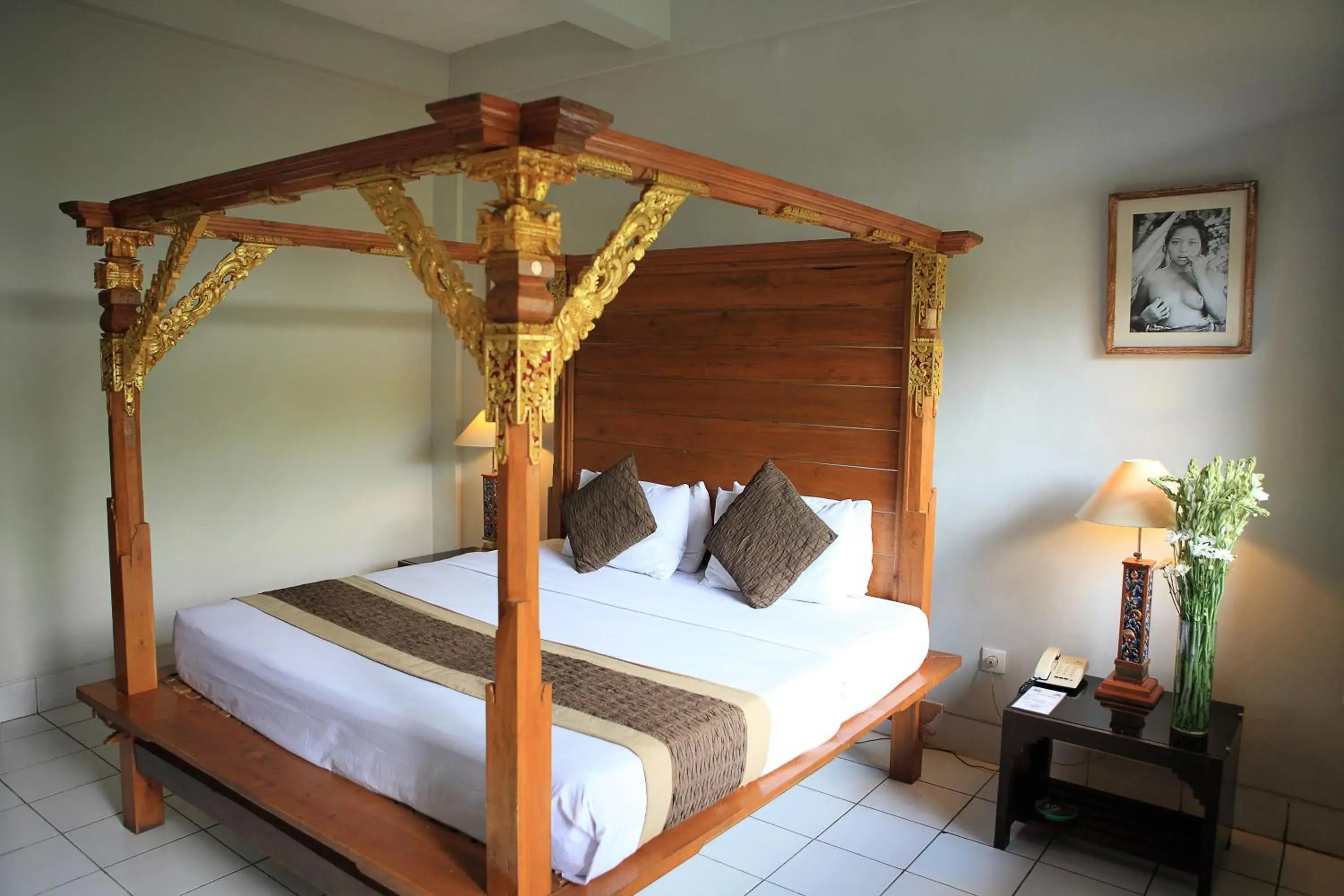  Balinese Double Room in Legian Village Hotel - CHSE Certified