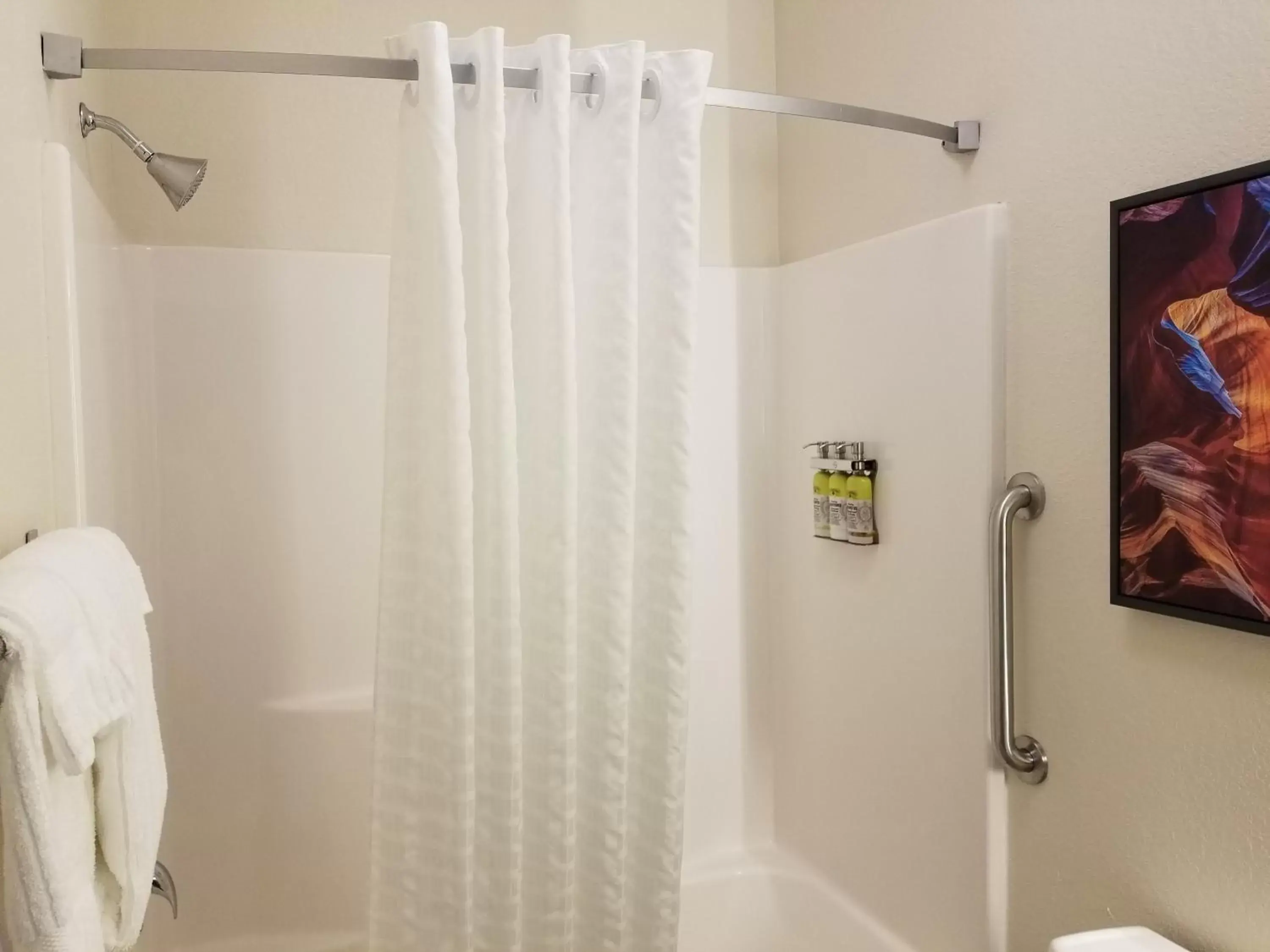 Bathroom in Candlewood Suites Apex Raleigh Area, an IHG Hotel