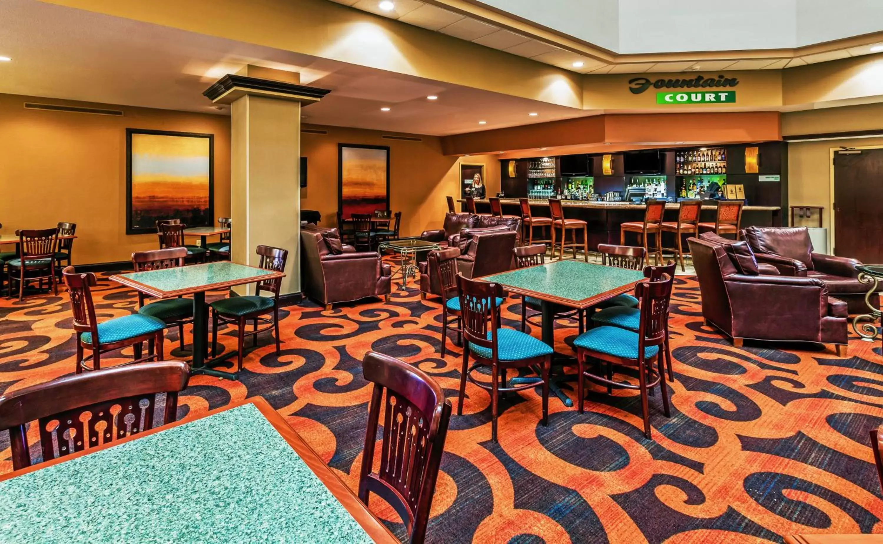 Lounge or bar, Restaurant/Places to Eat in Holiday Inn Springdale-Fayetteville Area, an IHG Hotel