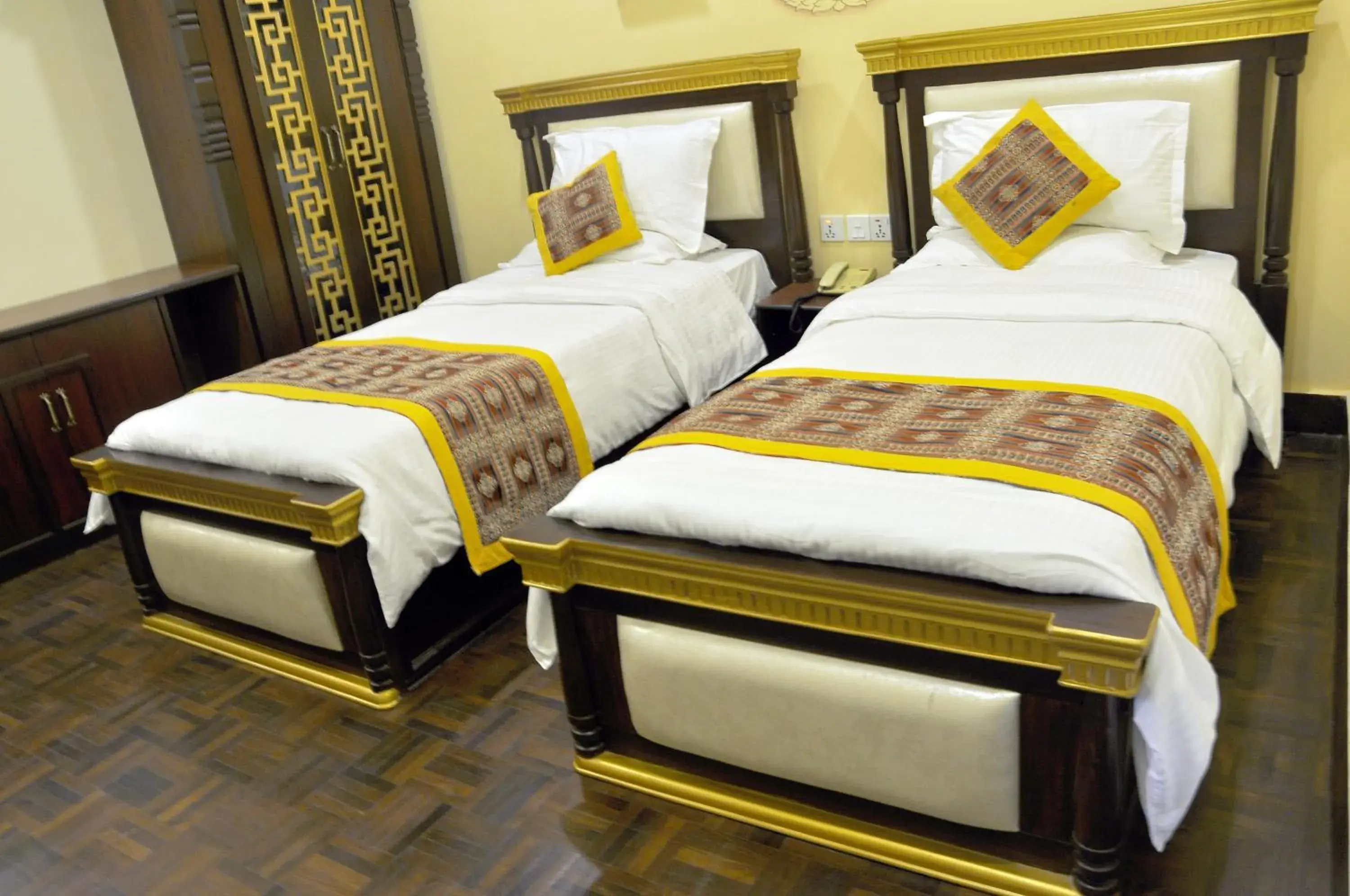 Bed in Hotel Encounter Nepal