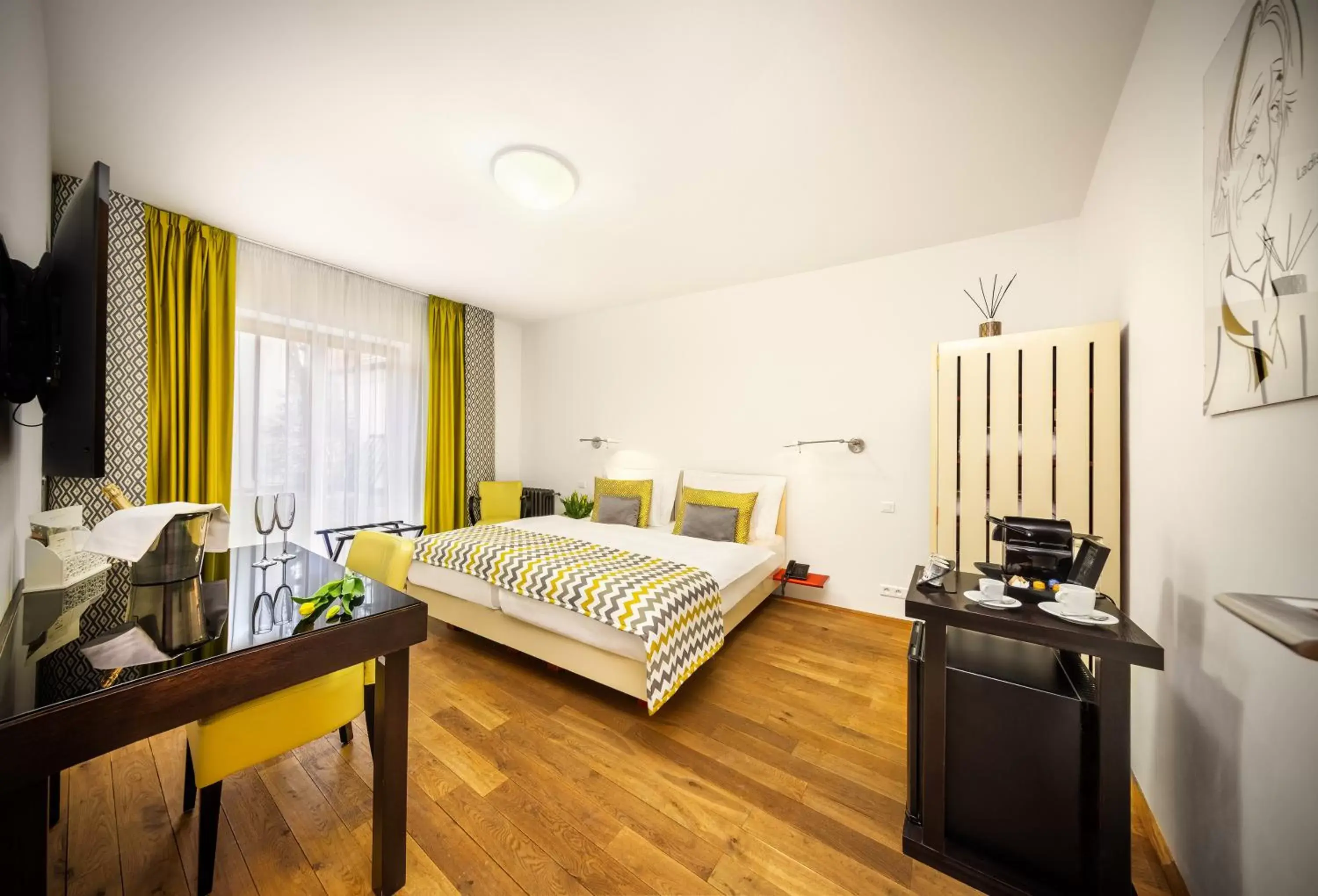 Bed in Bellevue Hotel Benešov Bed in Bellevue Hotel Benešov