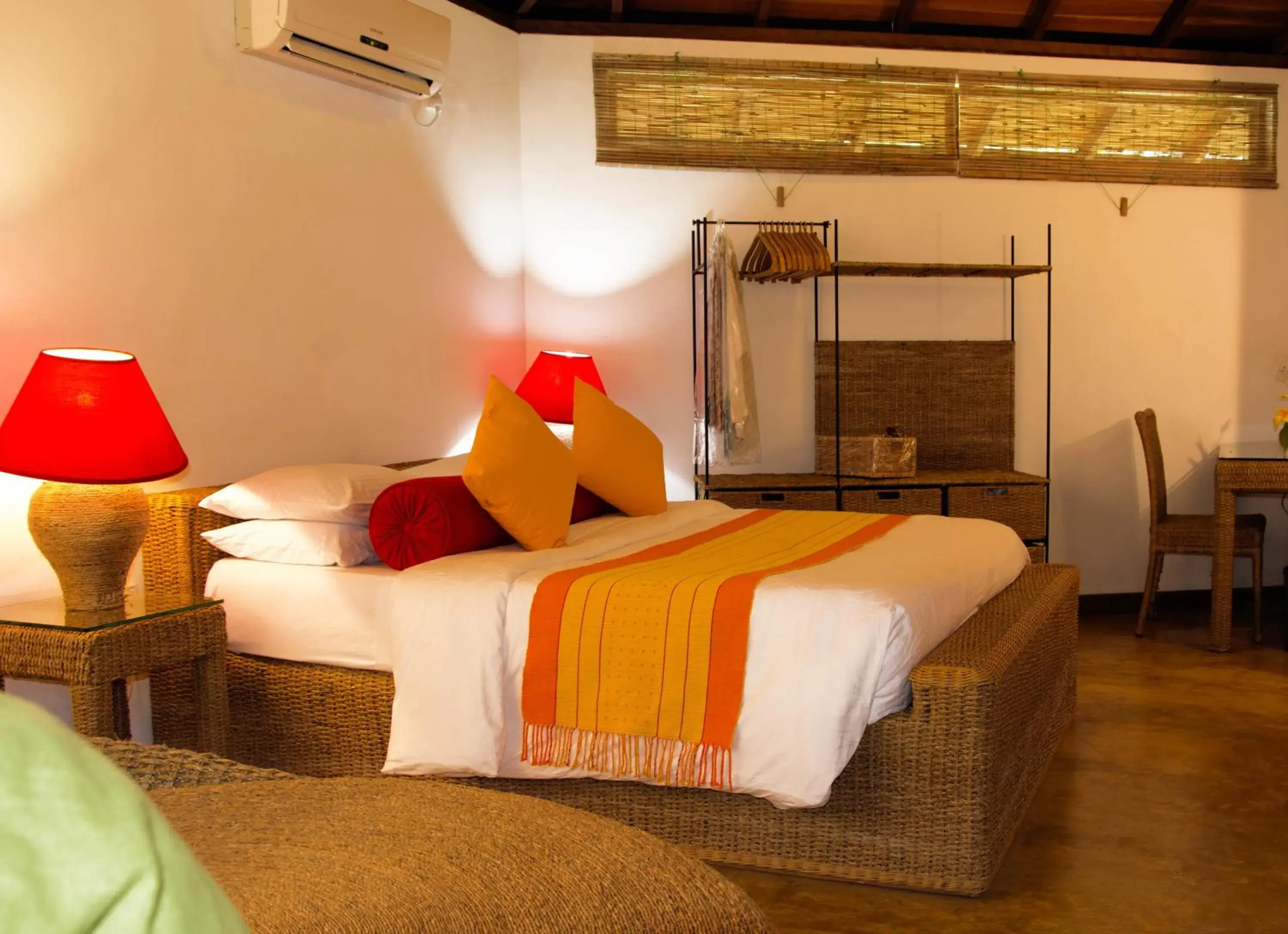 Bed in Athulya Villas