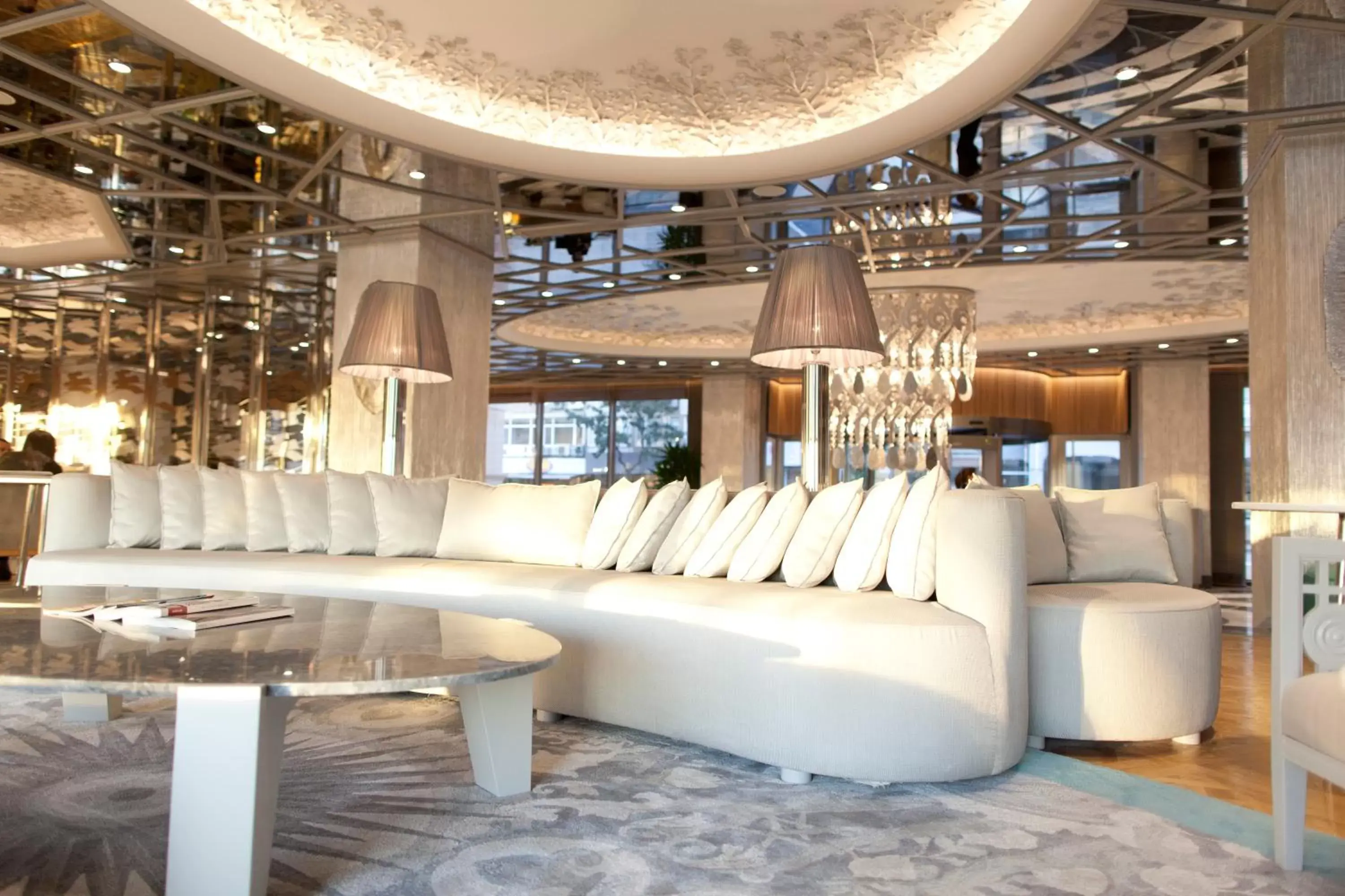 Lobby or reception in Wyndham Grand Istanbul Kalamış Marina Hotel