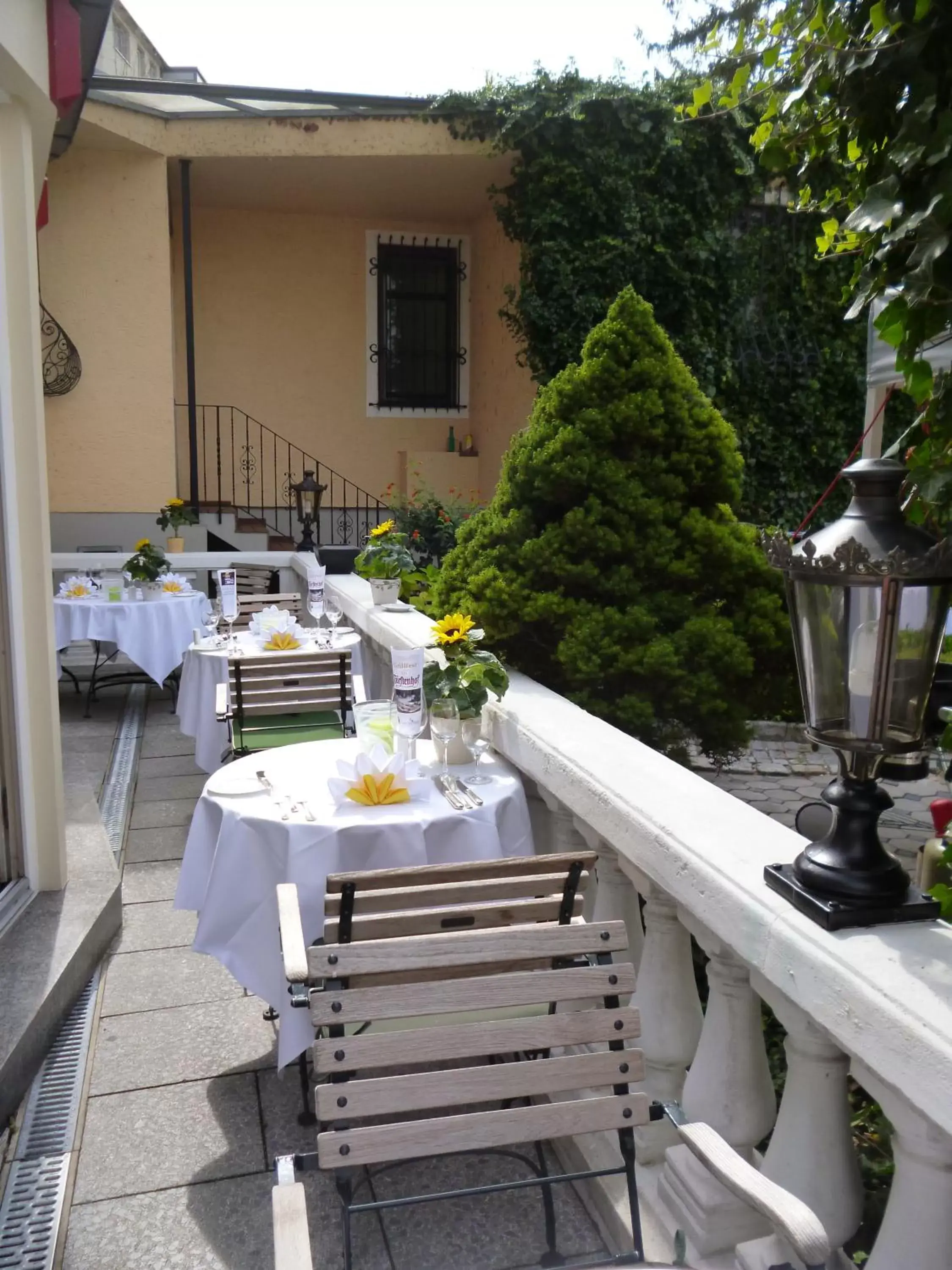 Balcony/Terrace, Restaurant/Places to Eat in Hotel Fürstenhof