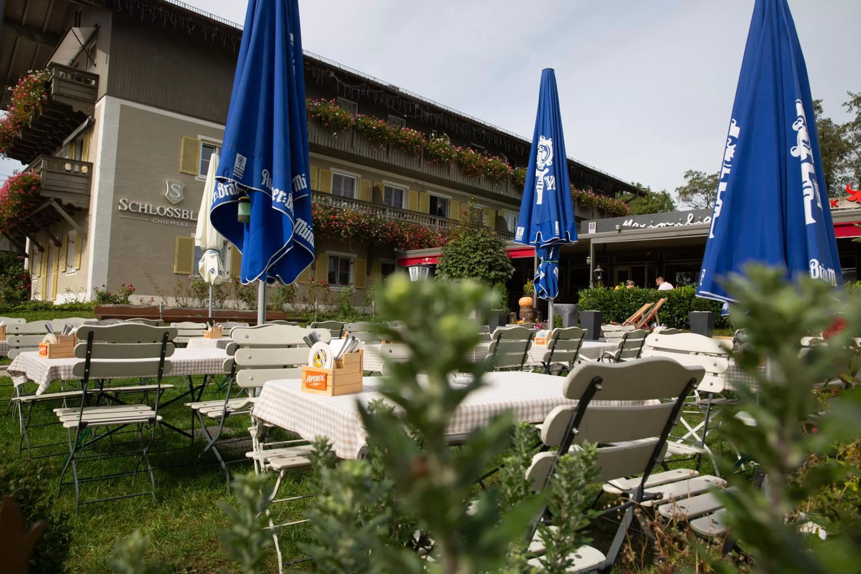 Balcony/Terrace in Hotel Schlossblick Chiemsee