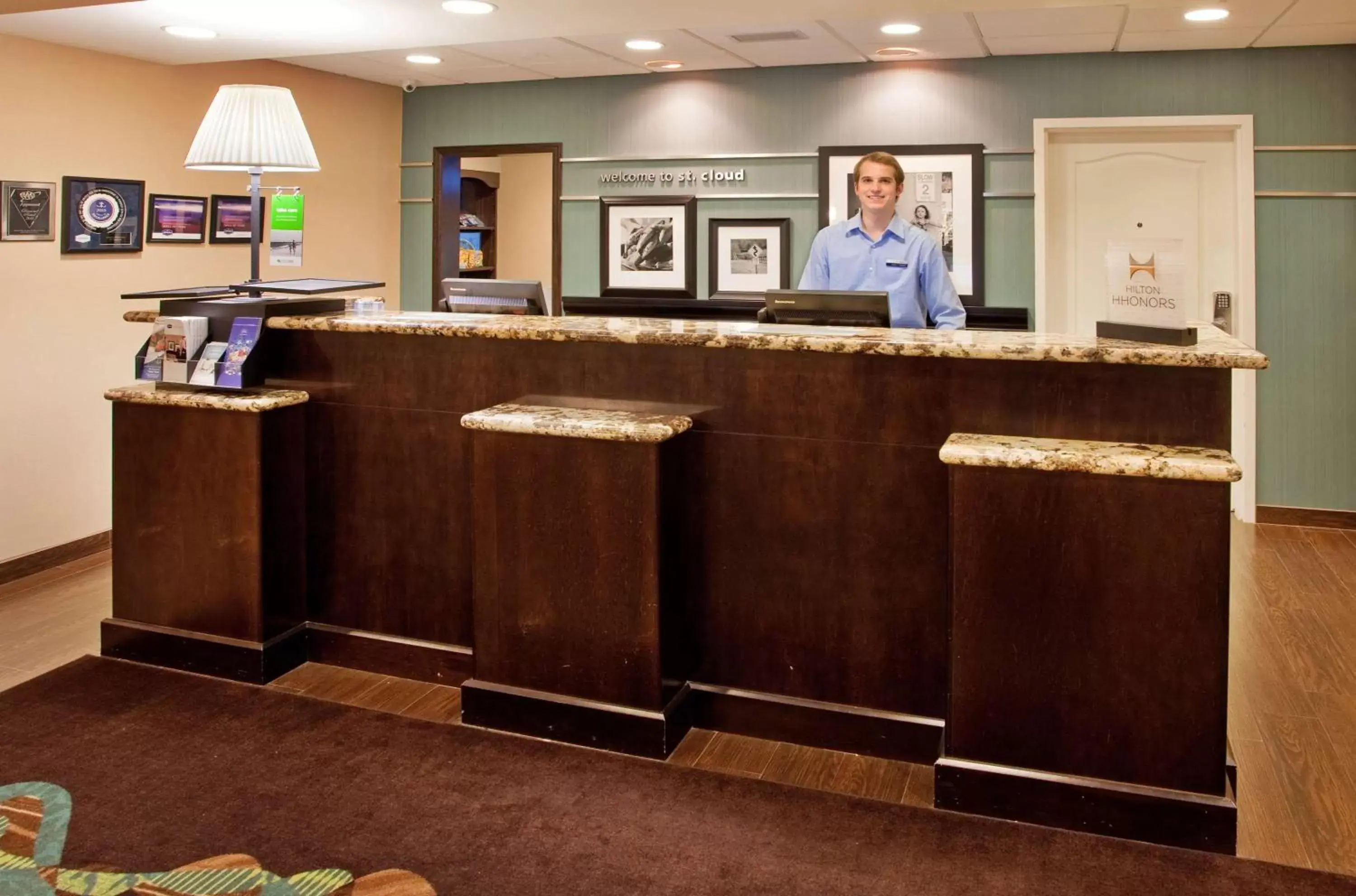 Lobby or reception, Lobby/Reception in Hampton Inn and Suites St. Cloud