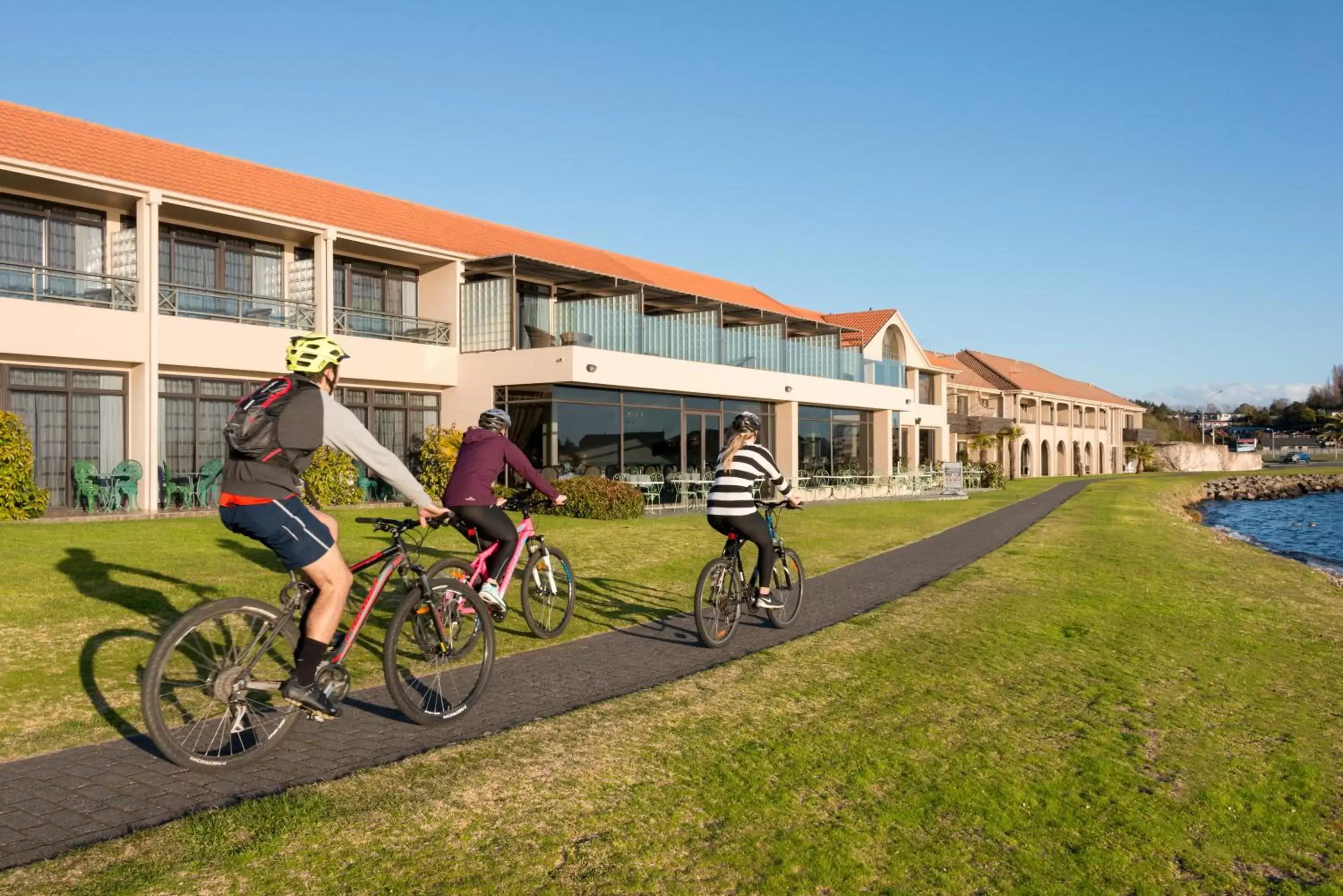 Property building, Biking in Millennium Hotel & Resort Manuels Taupo