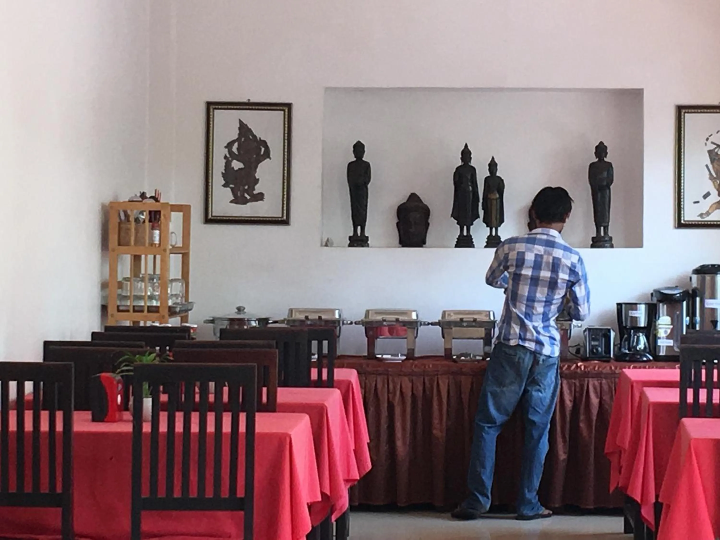 Asian breakfast in King Boutique Hotel