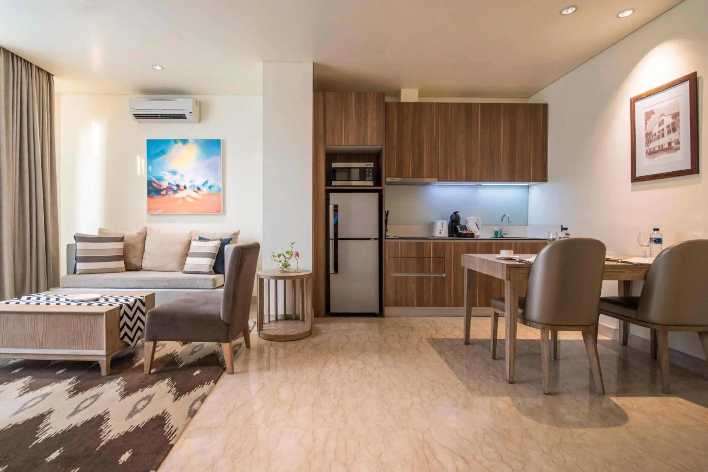 Kitchen or kitchenette, Seating Area in Dwijaya House of Pakubuwono