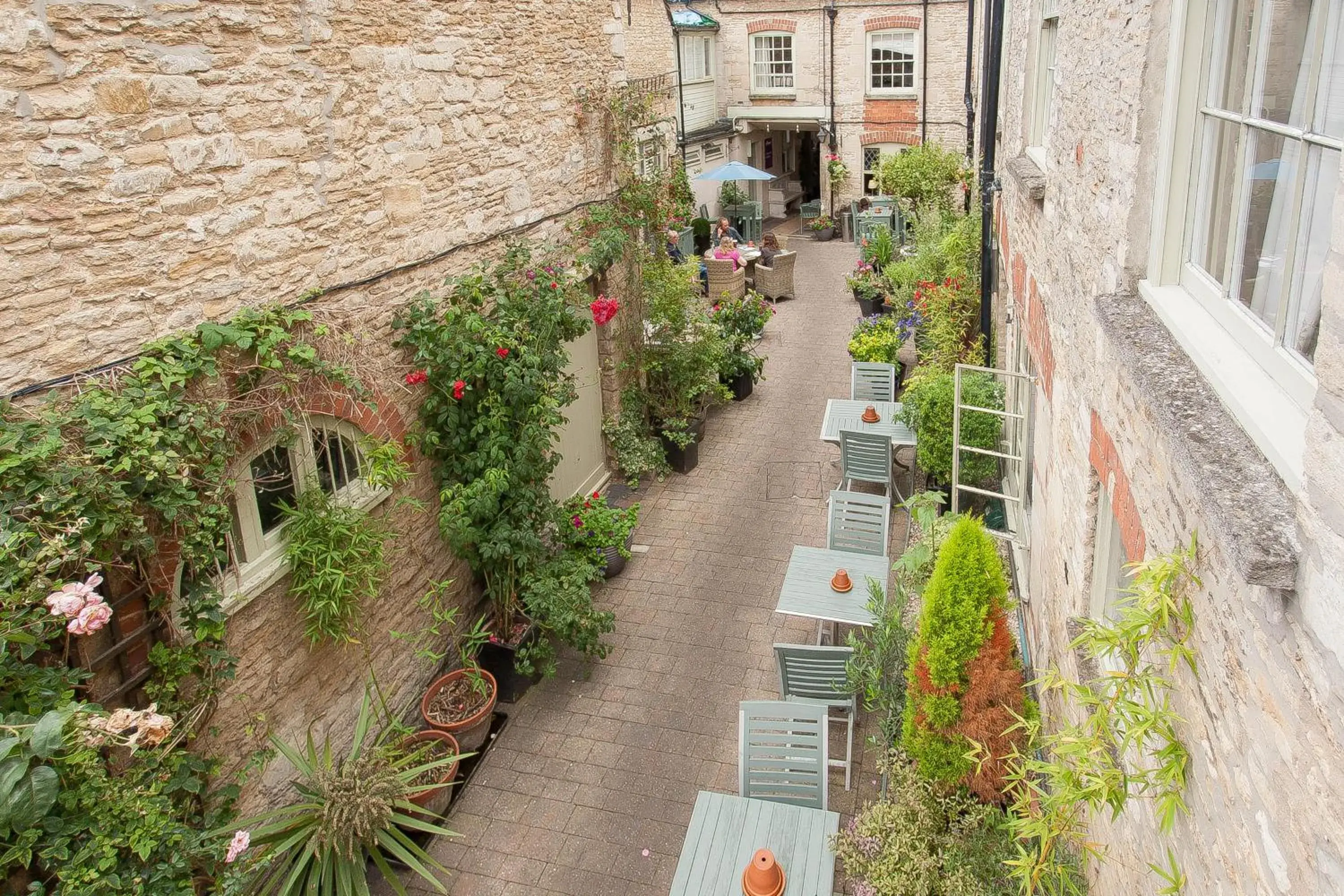 Garden view in The Ormond At Tetbury