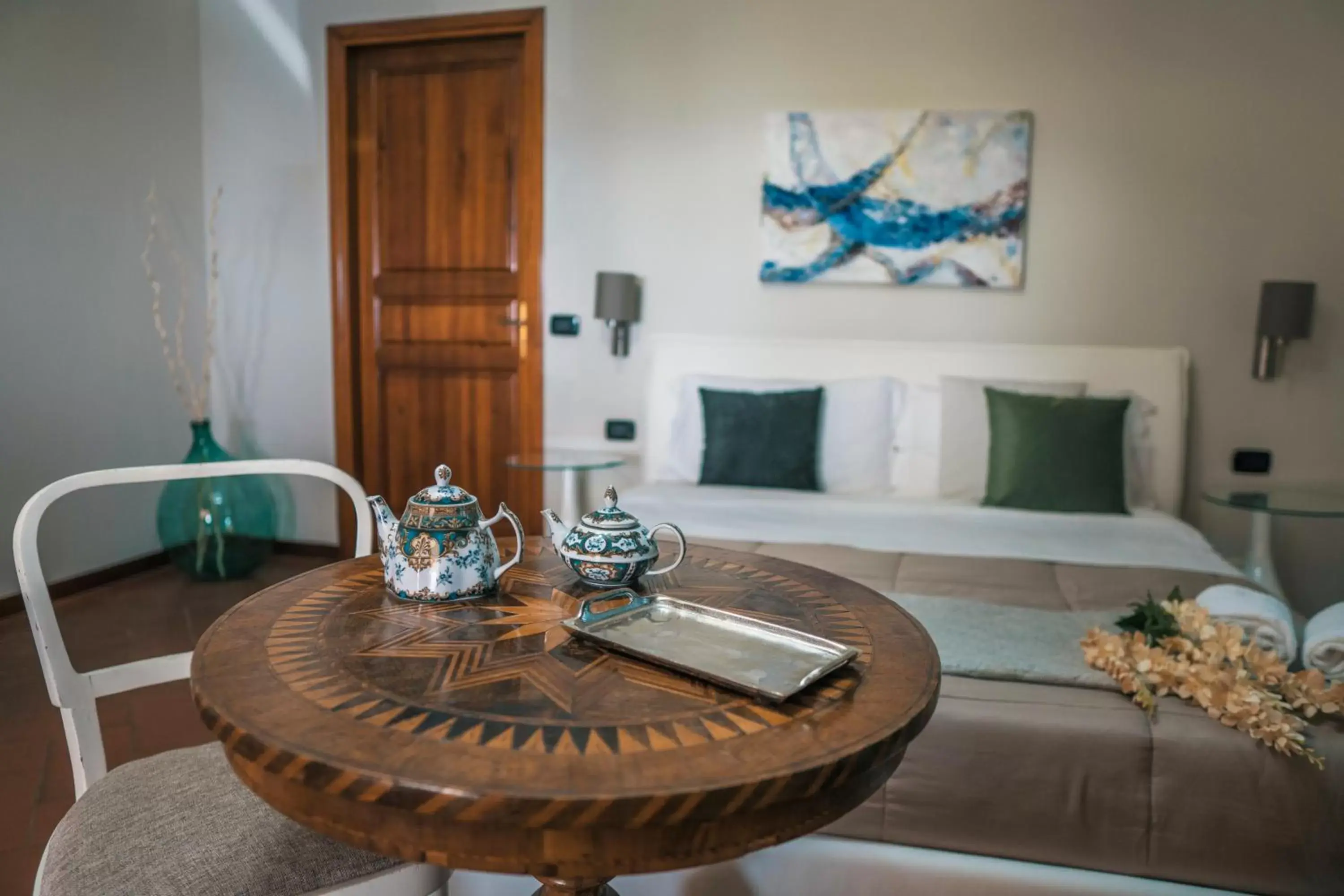 Bed, Drinks in Villa La Lumia B&B Suites & Apartments