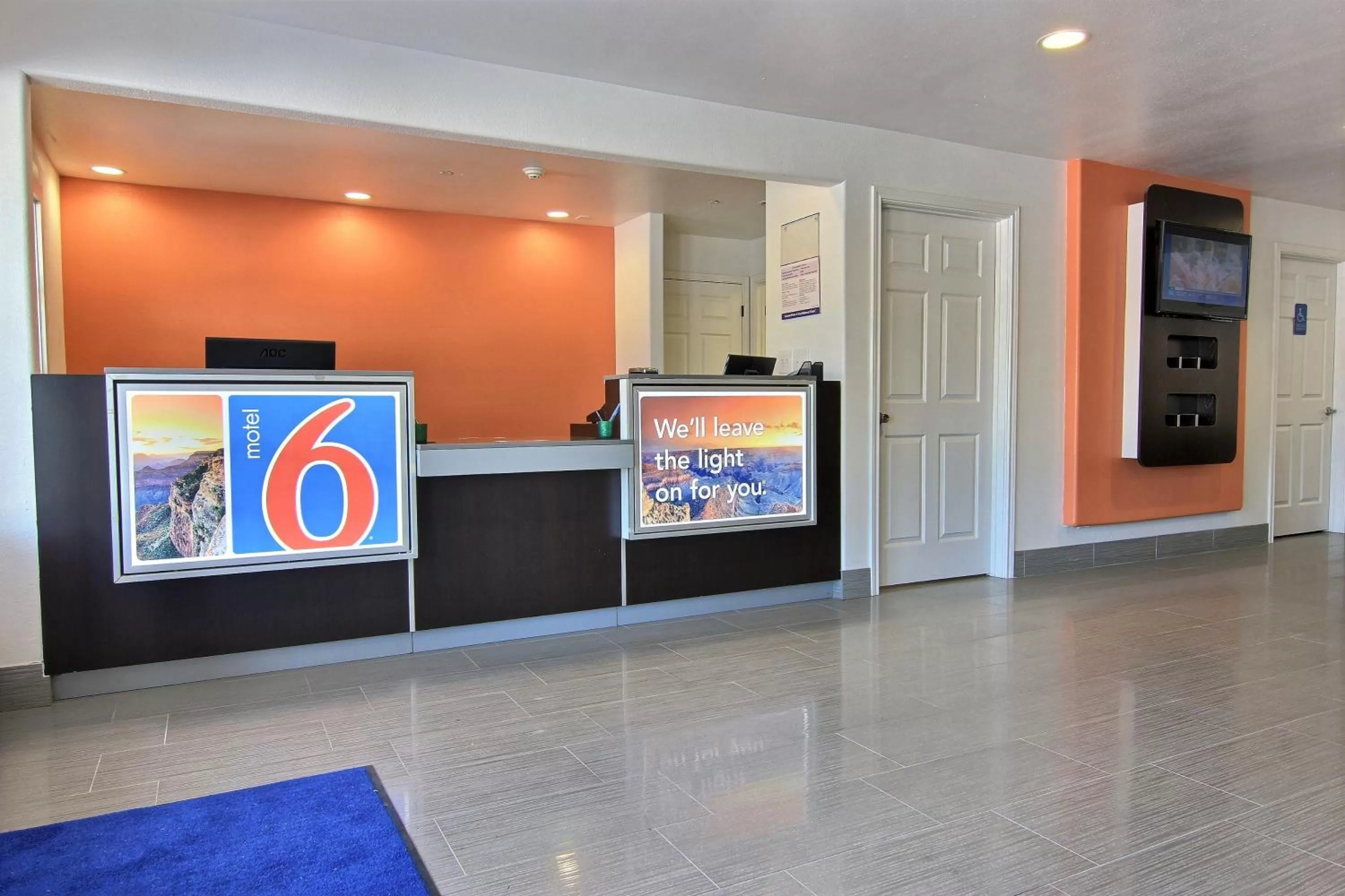 Lobby or reception in Motel 6-Rockport, TX