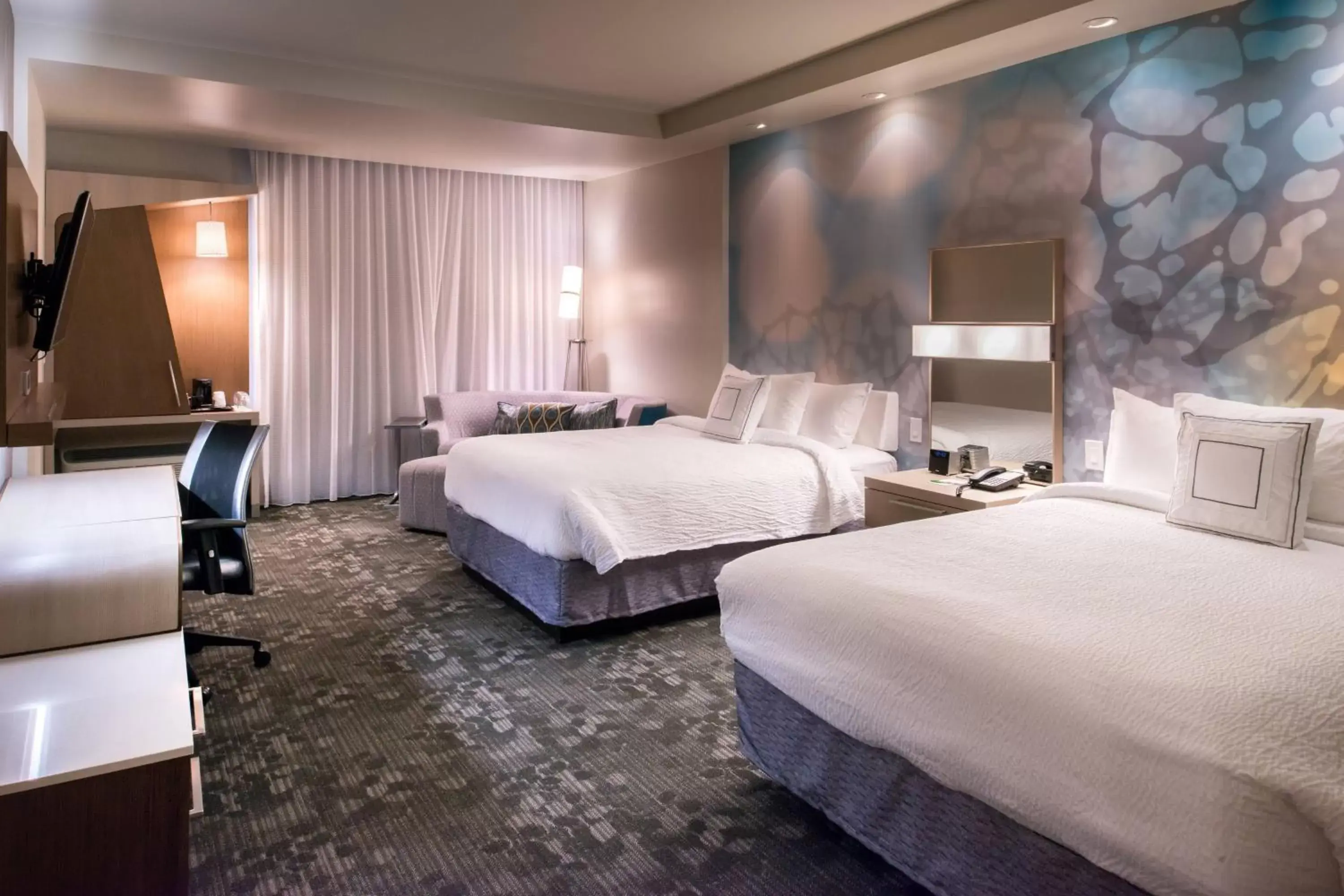 Queen Room with Two Queen Beds in Courtyard by Marriott Hot Springs Queen Room with Two Queen Beds in Courtyard by Marriott Hot Springs