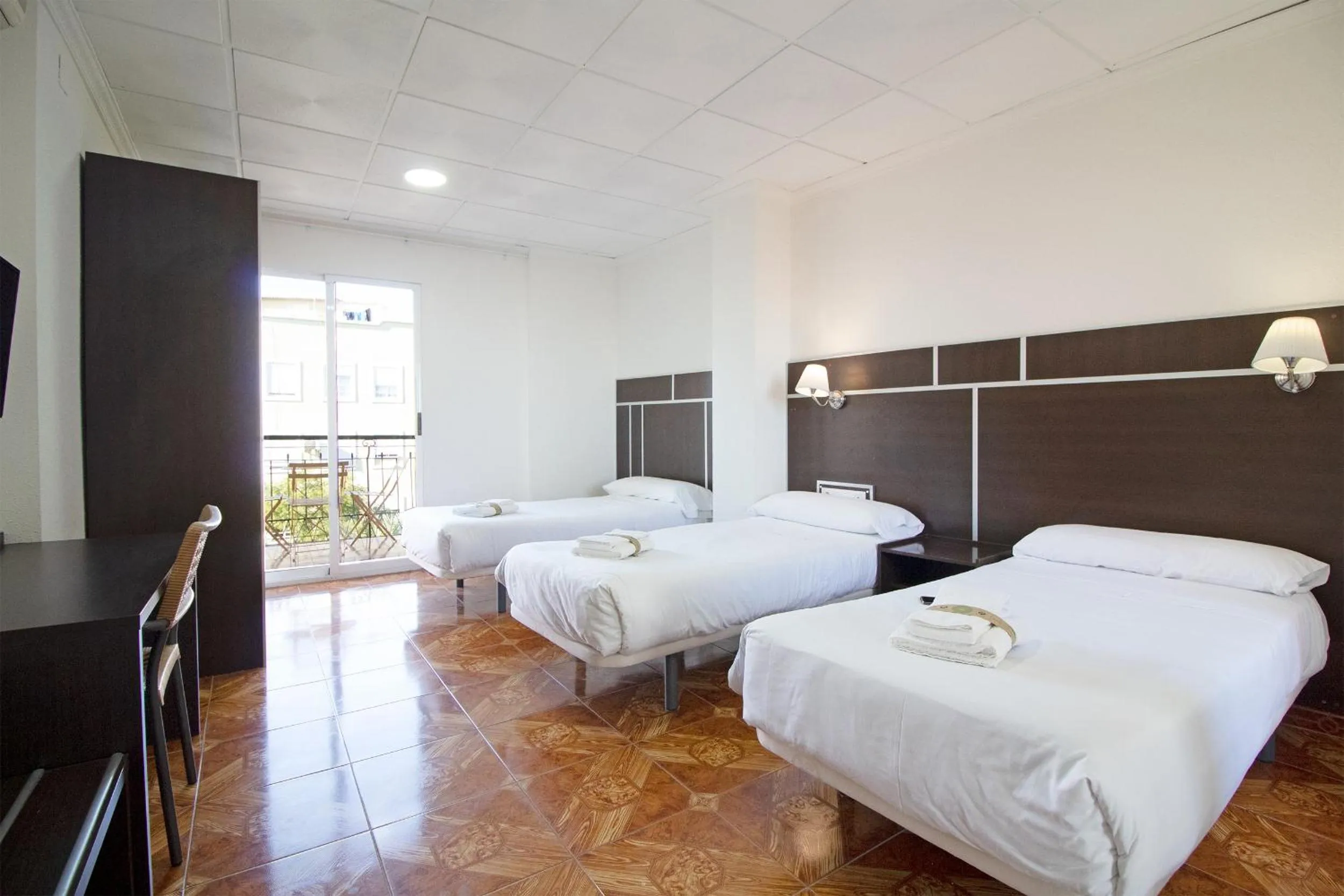 Bed in Hotel Sagunto