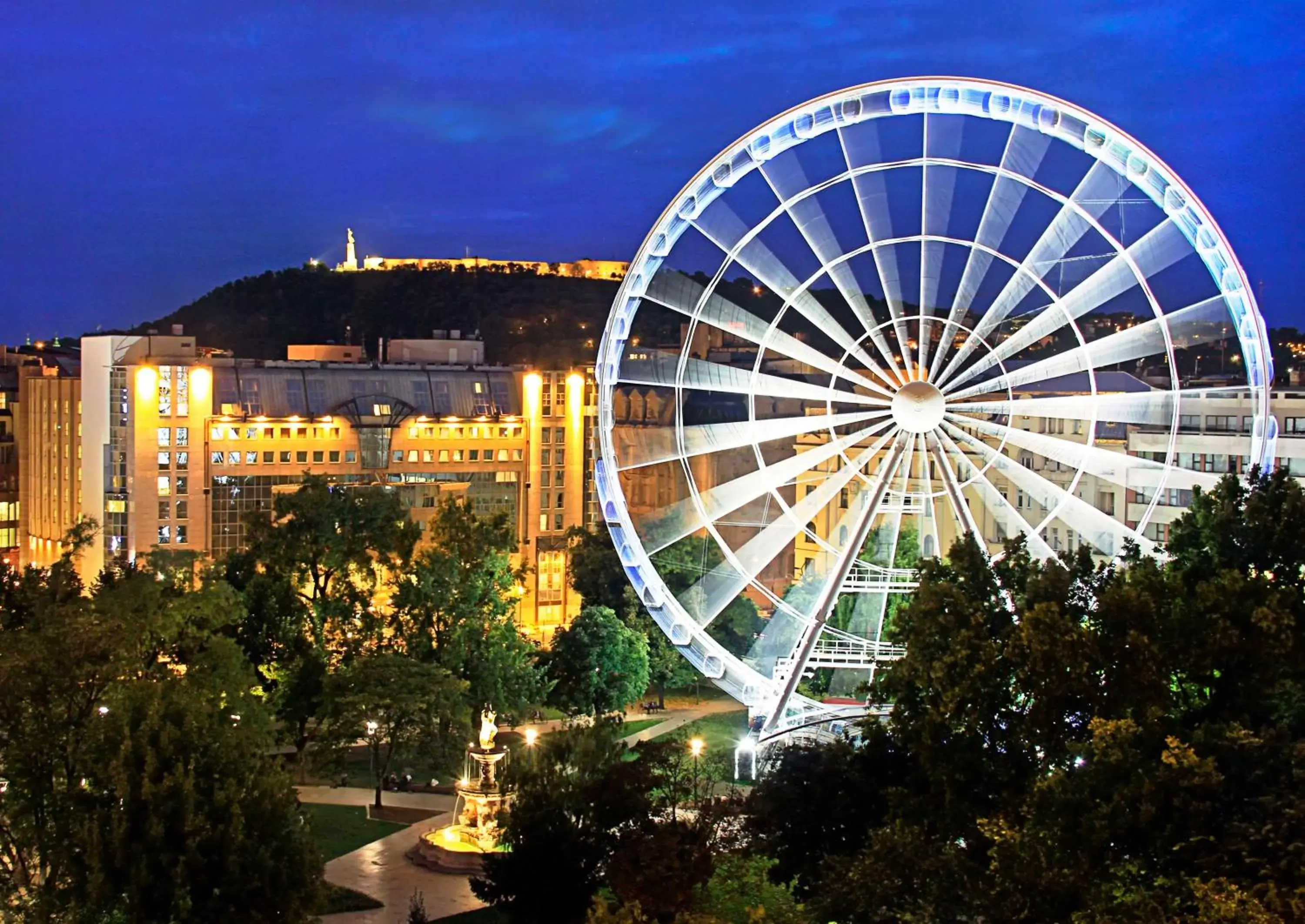 Property building in Kempinski Hotel Corvinus Budapest