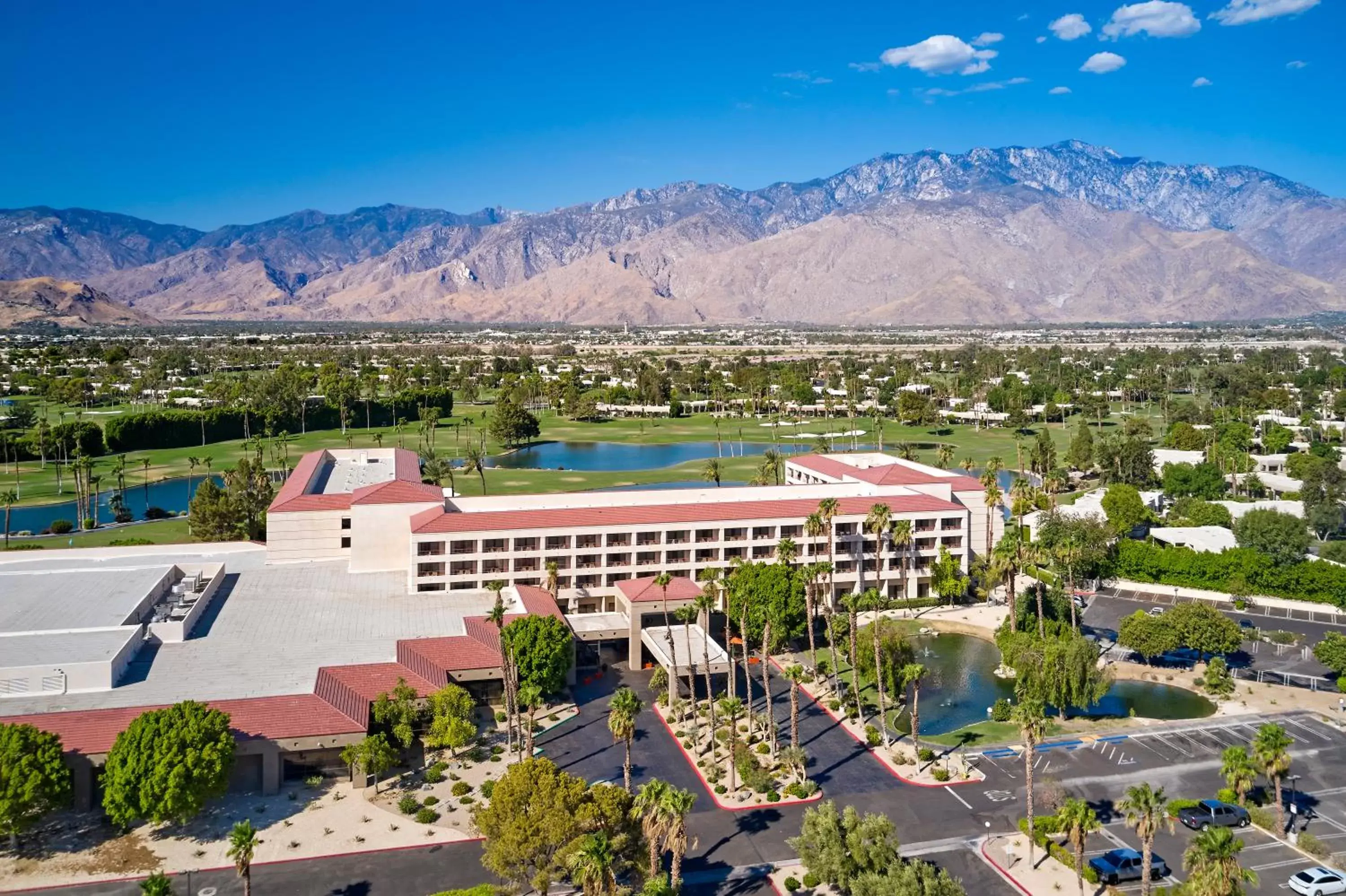 Property building, Bird's-eye View in DoubleTree by Hilton Golf Resort Palm Springs