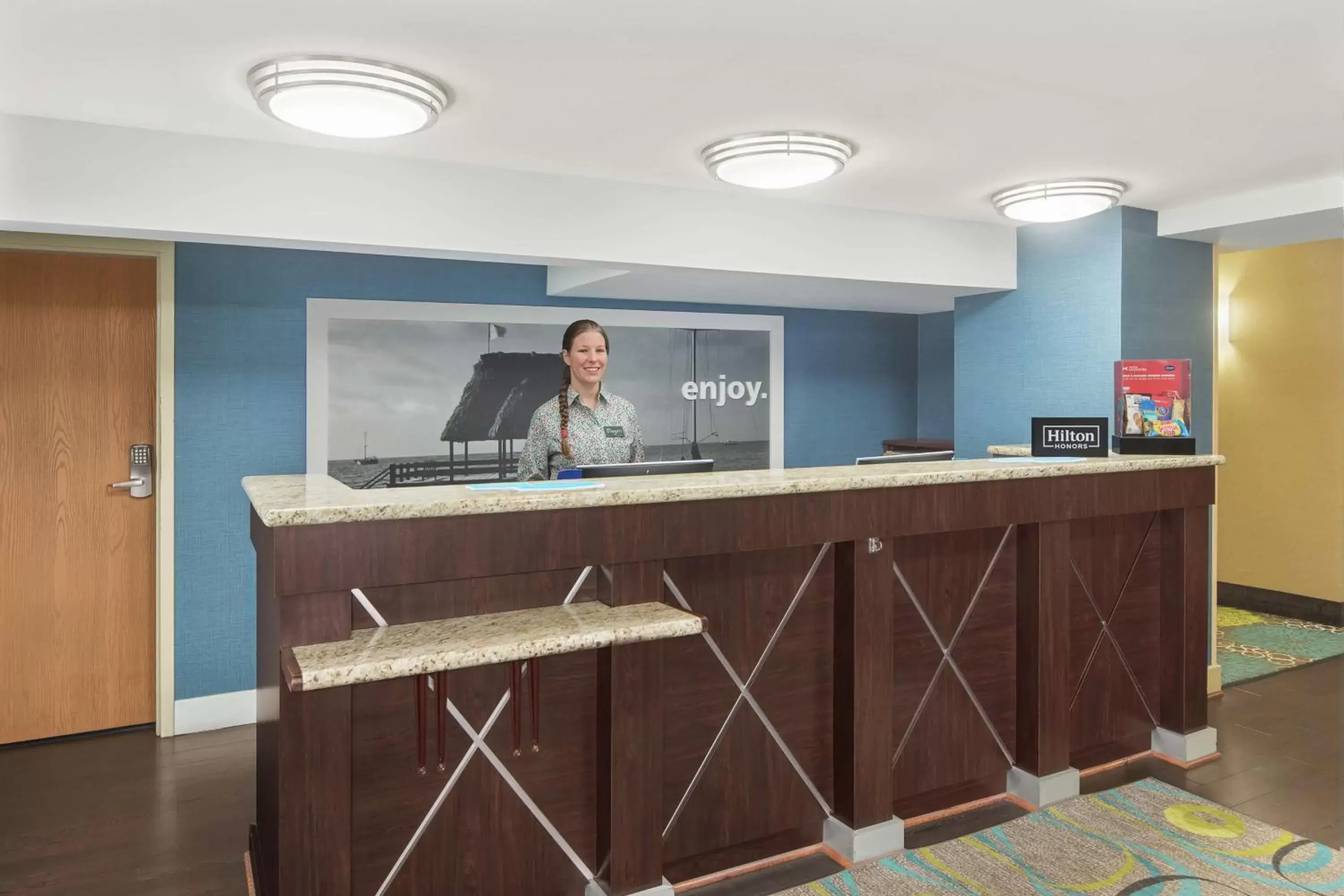 Lobby or reception in Hampton Inn Fairhope-Mobile Bay, AL Lobby or reception in Hampton Inn Fairhope-Mobile Bay, AL