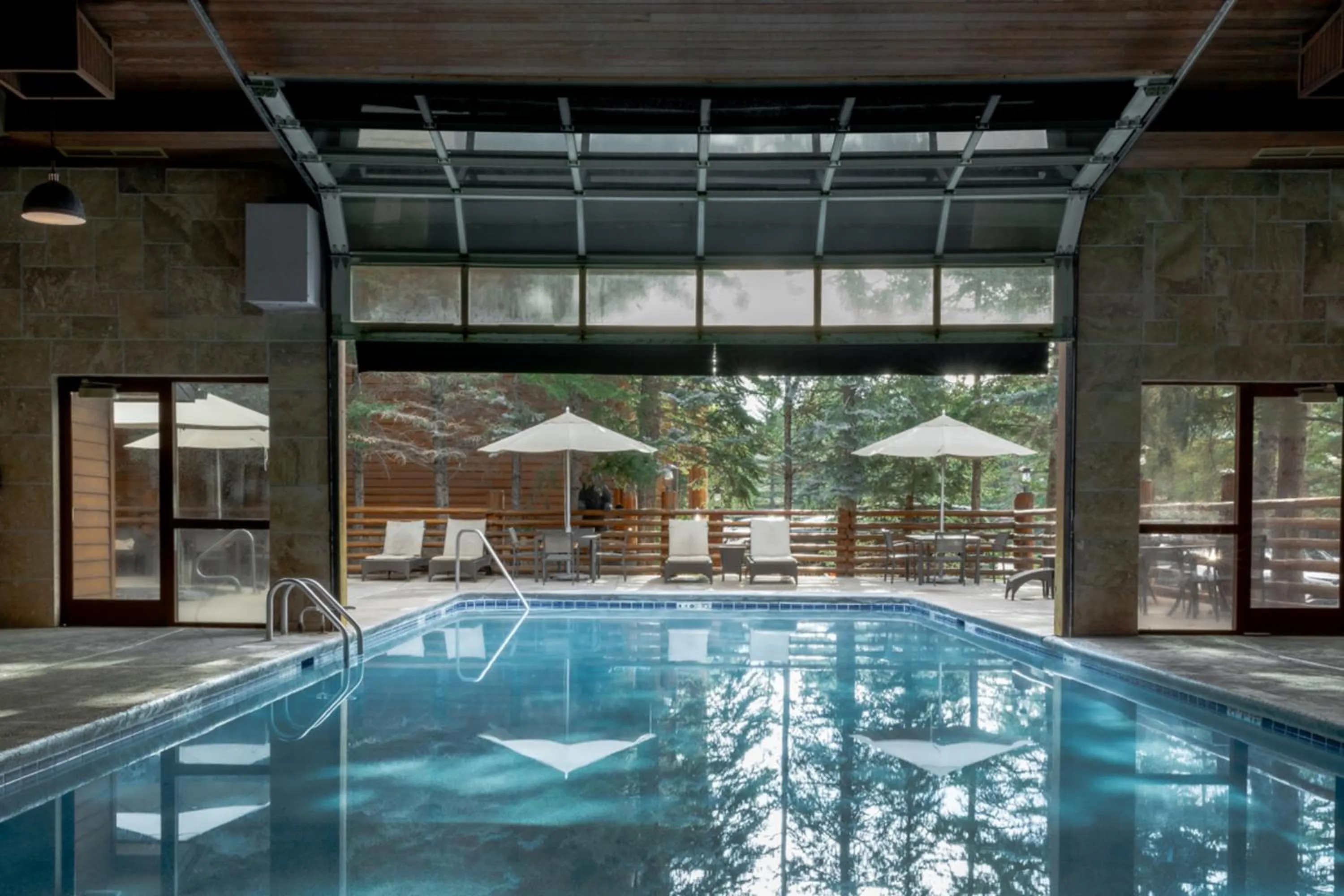 Swimming pool in The Lodge at Jackson Hole