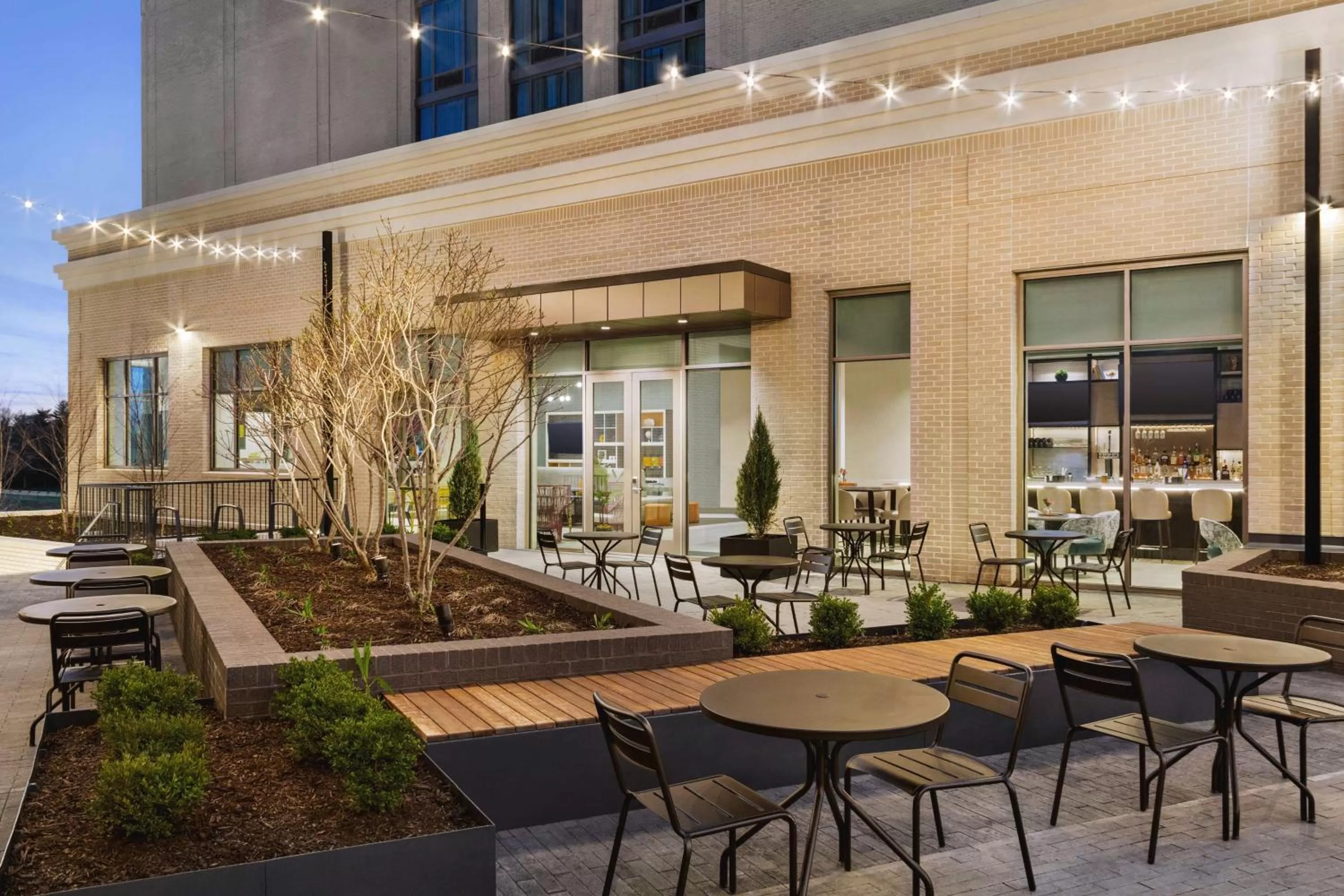 Patio in Hilton Garden Inn Nashville West End Avenue