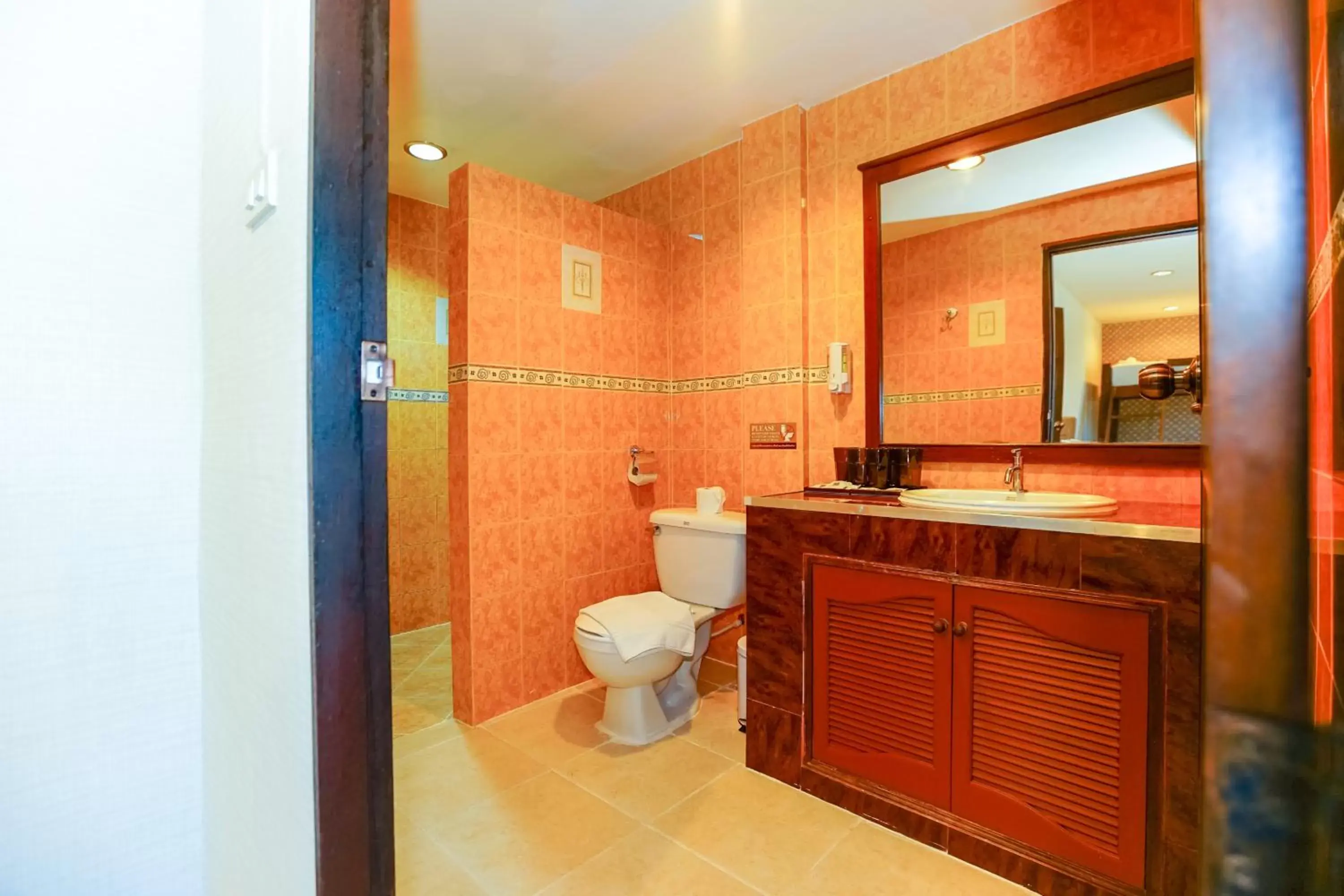 Bathroom in Parasol Inn Chiang Mai Old City Hotel - SHA Plus