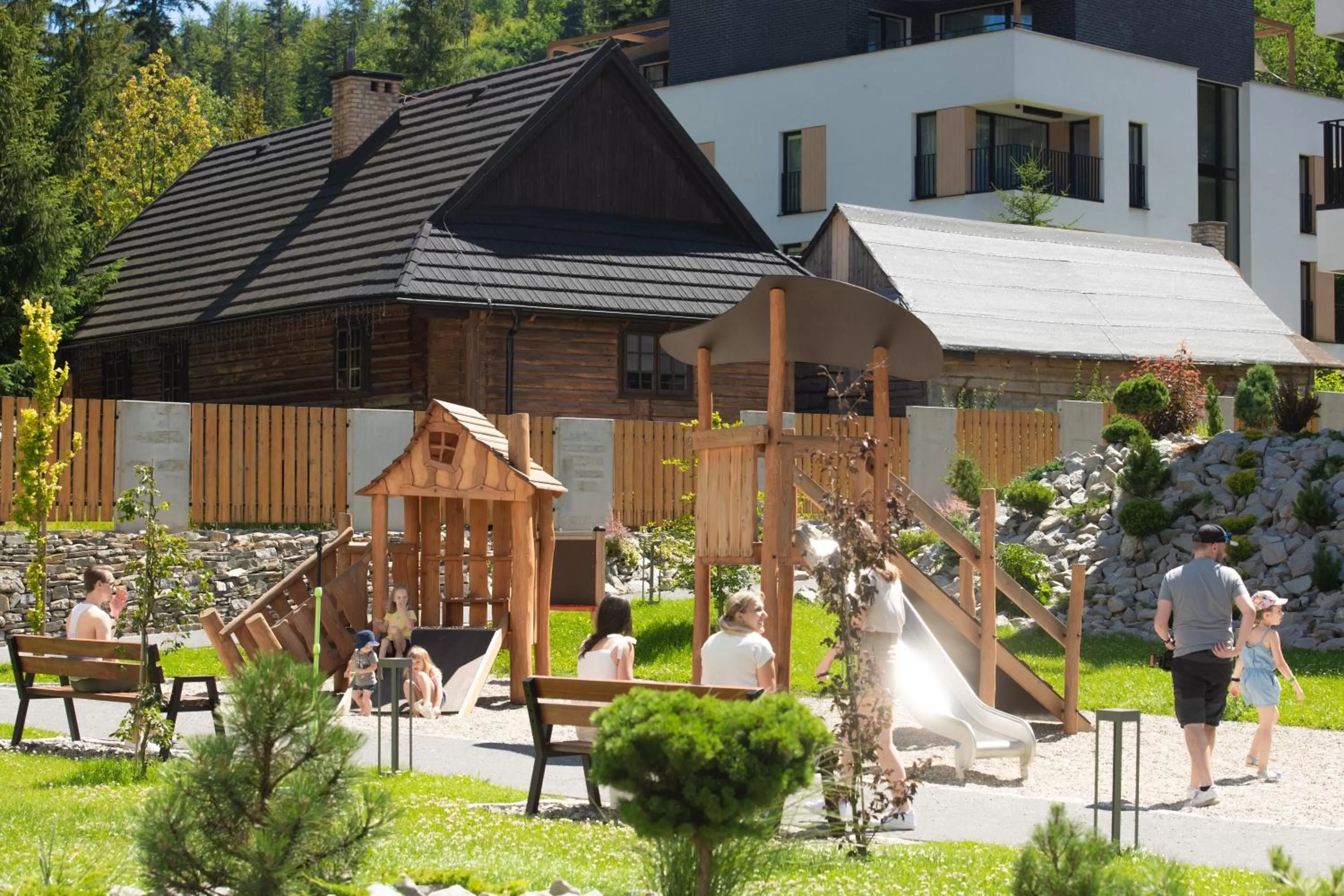 Children play ground in VISLOW Resort