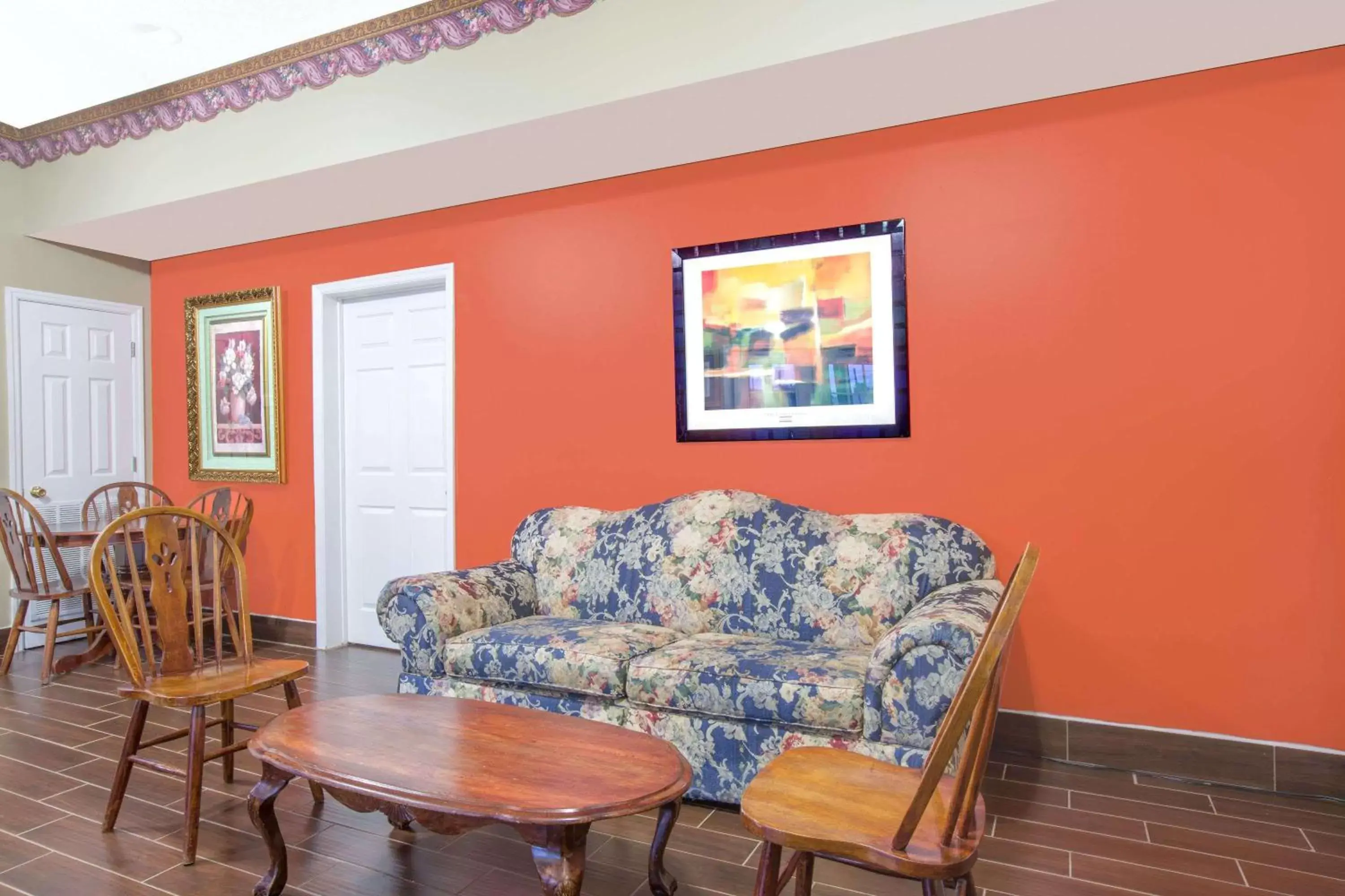 Lobby or reception in Super 8 by Wyndham Talladega AL Lobby or reception in Super 8 by Wyndham Talladega AL