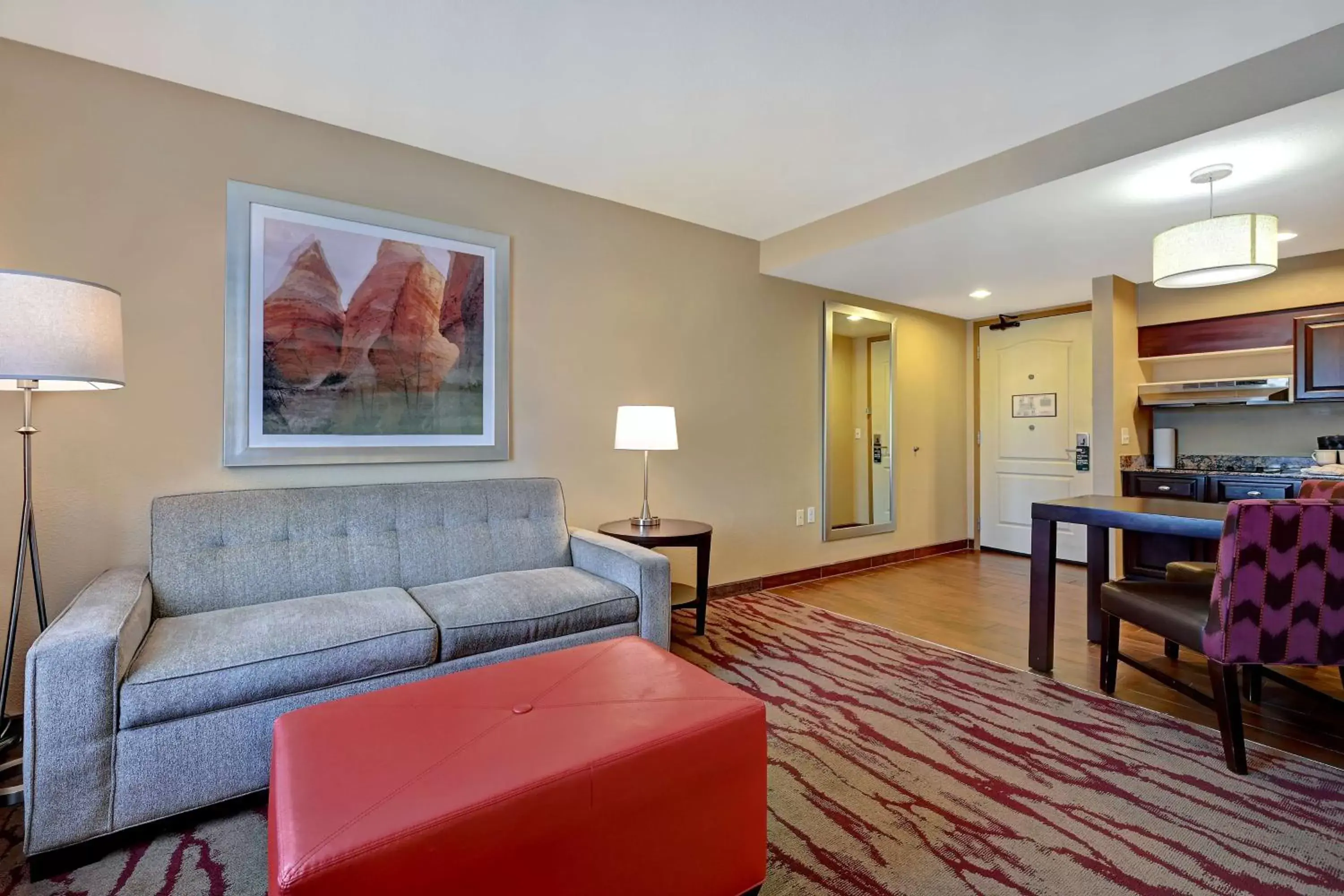 Living room, Seating Area in Homewood Suites by Hilton Albuquerque Airport