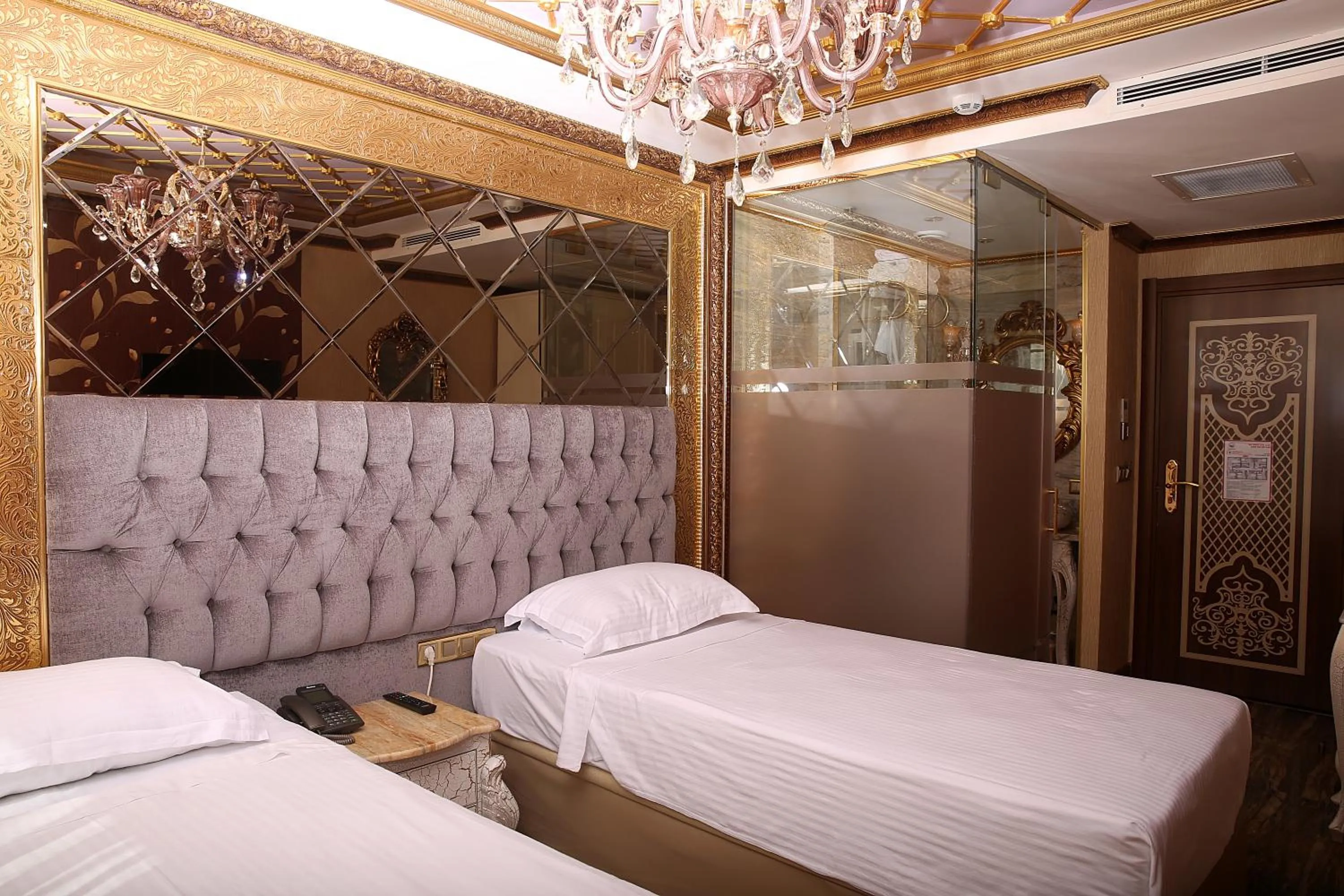Bed in Laleli Blue Marmaray Hotel