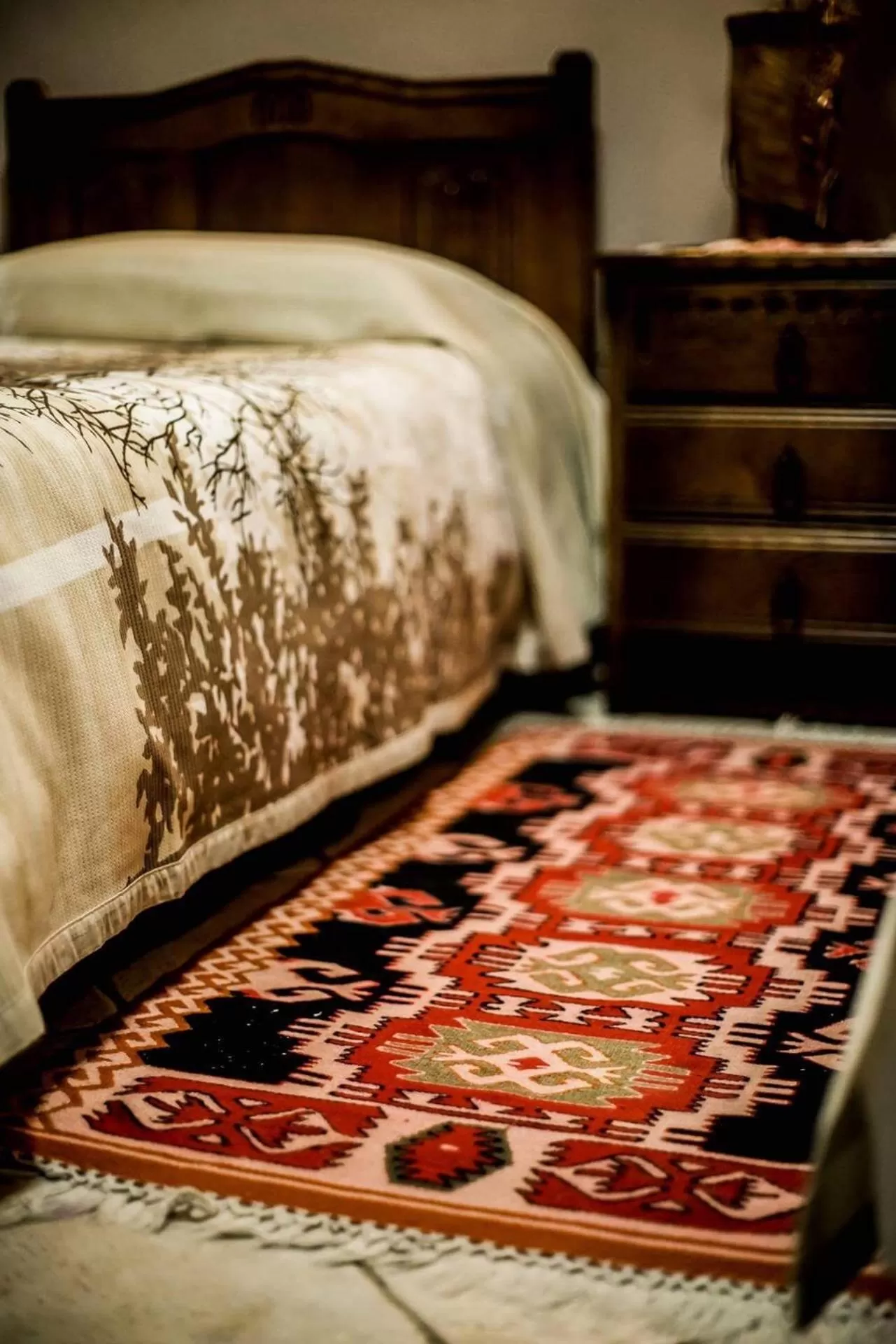 Bed in Real Scampis Hotel