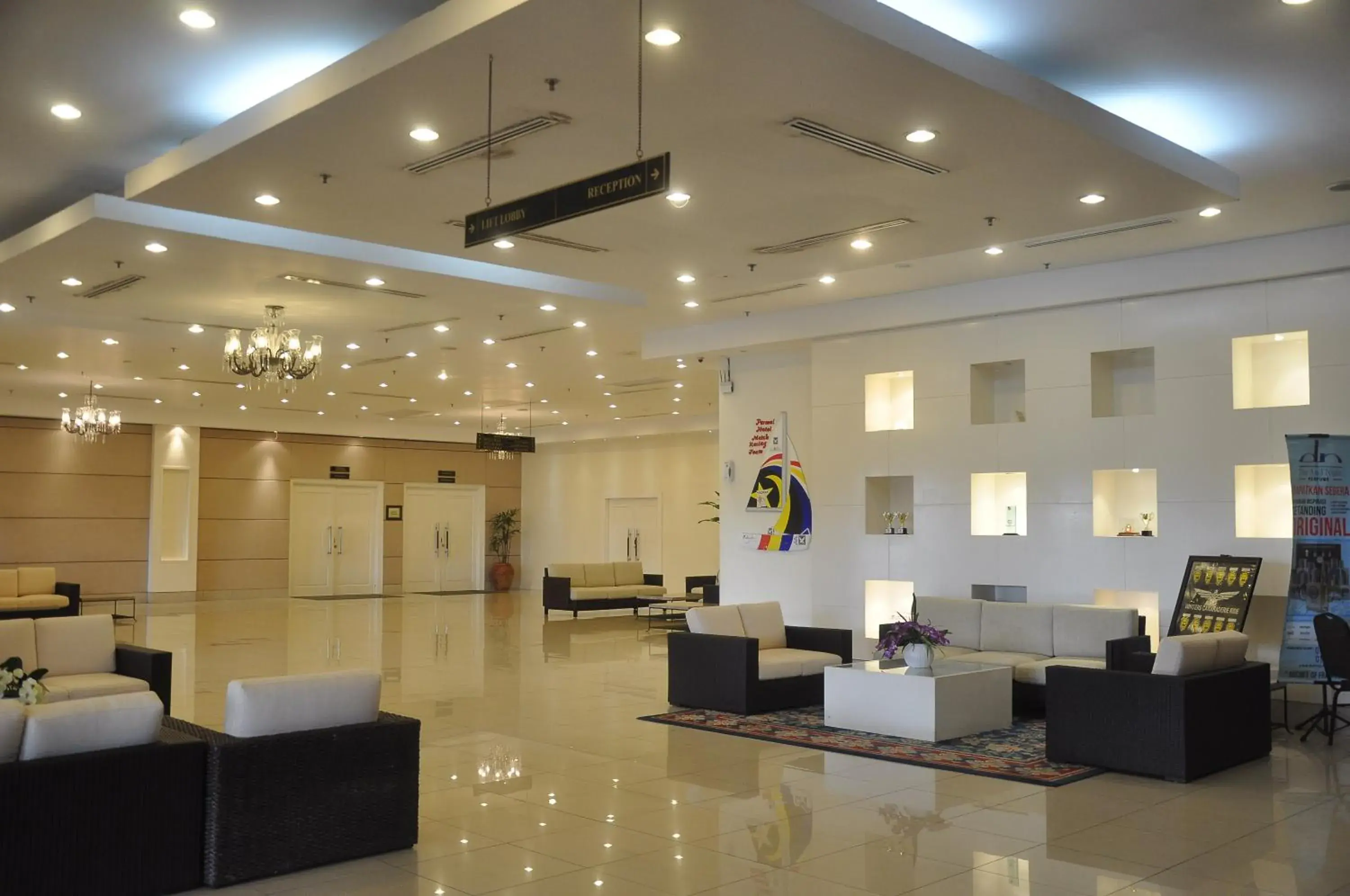 Seating area, Lobby/Reception in Permai Hotel Kuala Terengganu