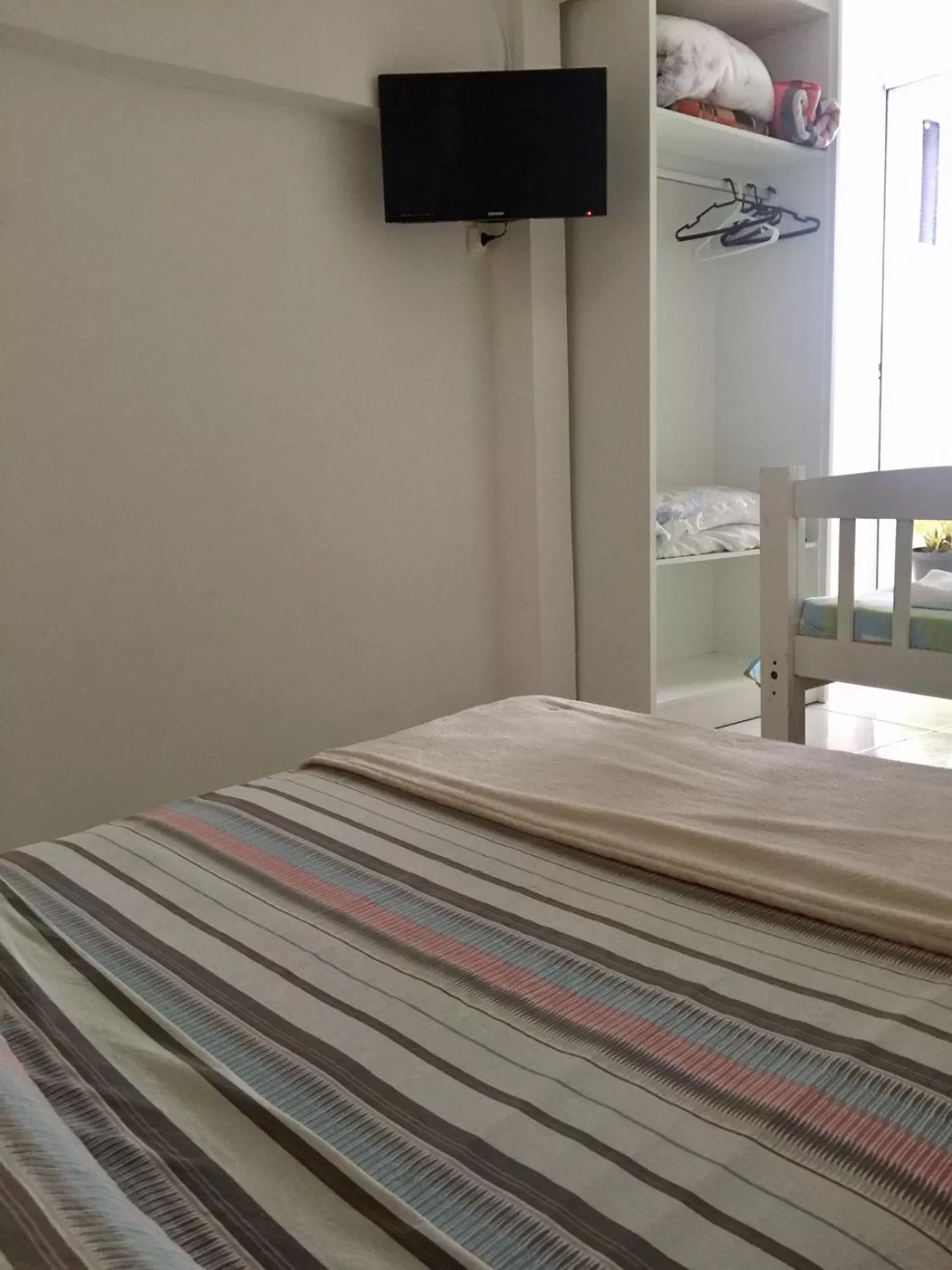 Bed in Pousada Almeida