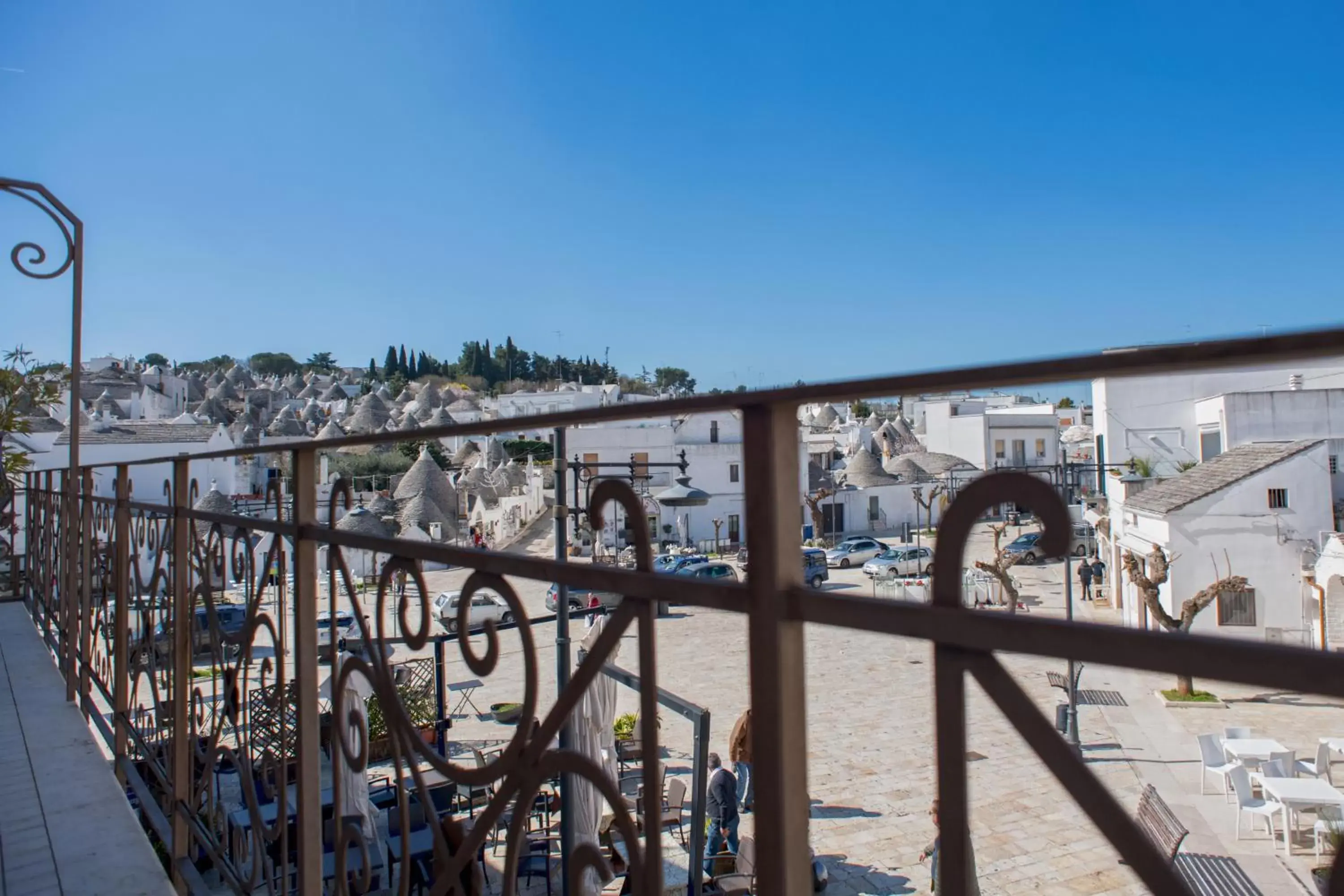 Balcony/Terrace in Perlage Suite Luxury B&B - Amazing view of Trulli