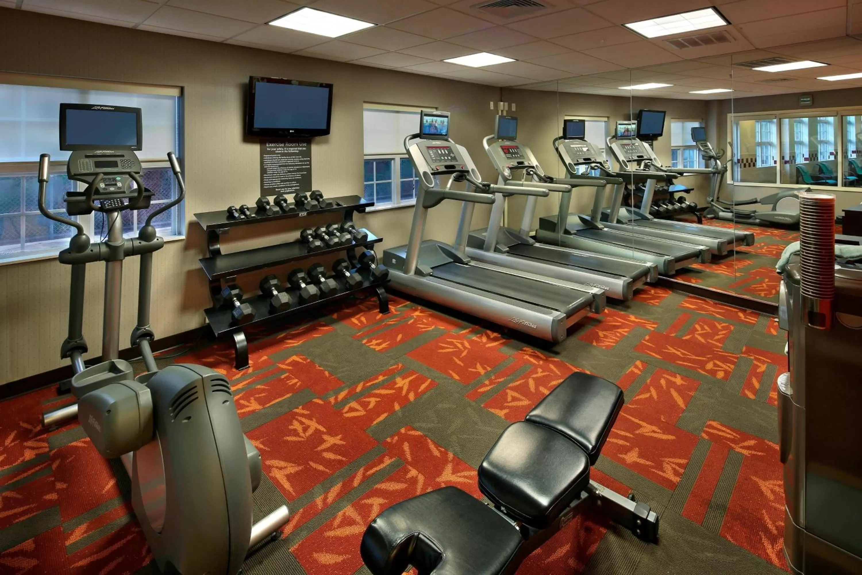 Fitness centre/facilities in Residence Inn Danbury