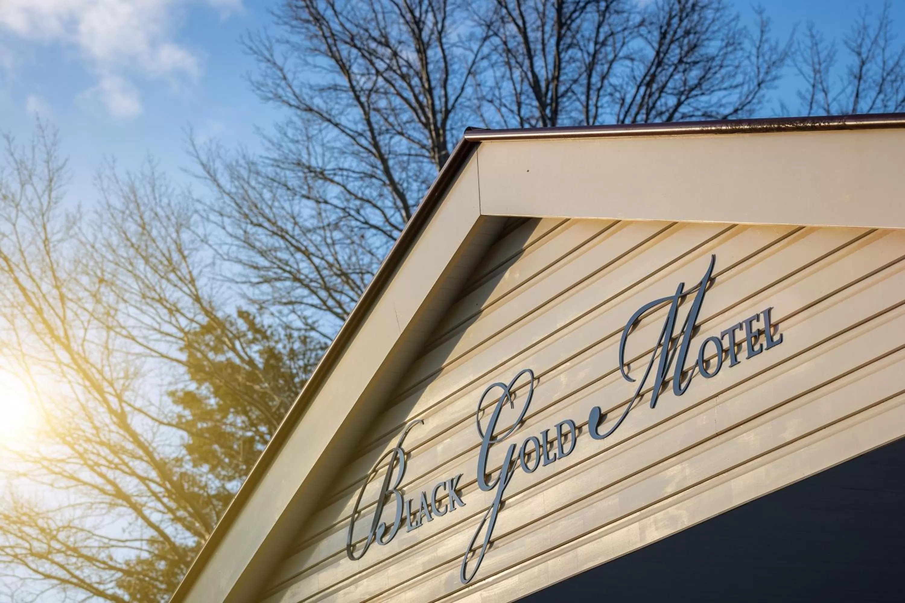 Property building in Black Gold Motel