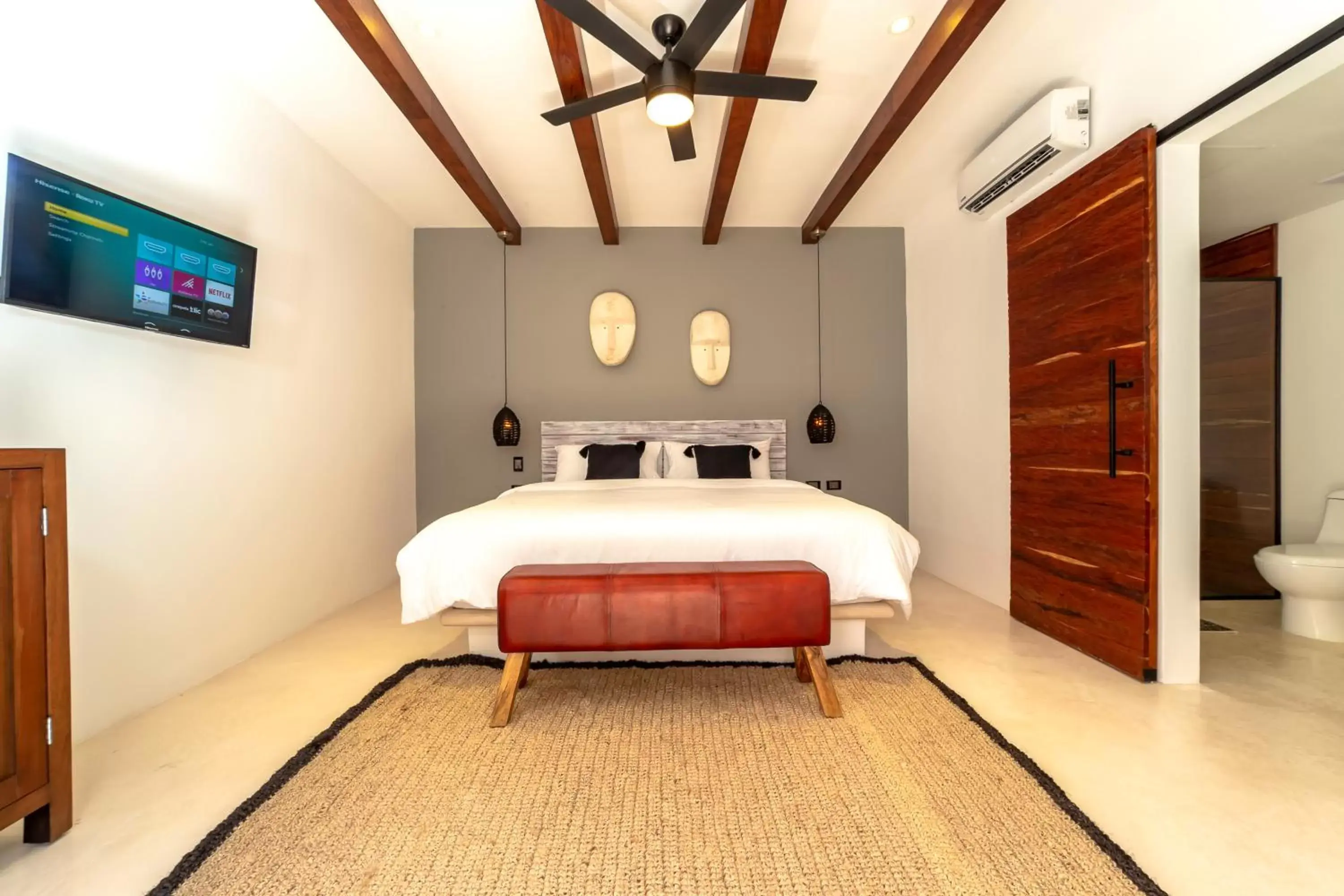Bedroom, Bed in El Brujo Tulum