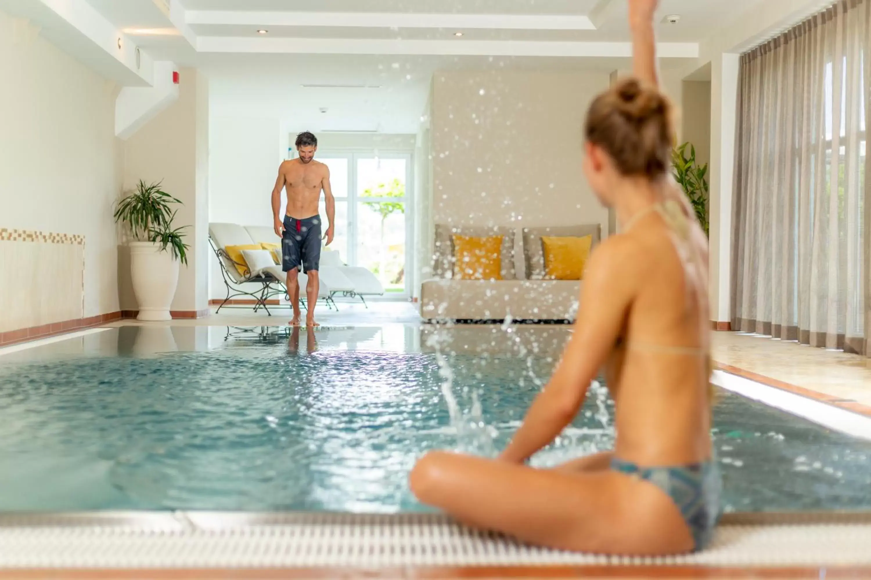 Spa and wellness centre/facilities, Swimming Pool in Hotel Seppl