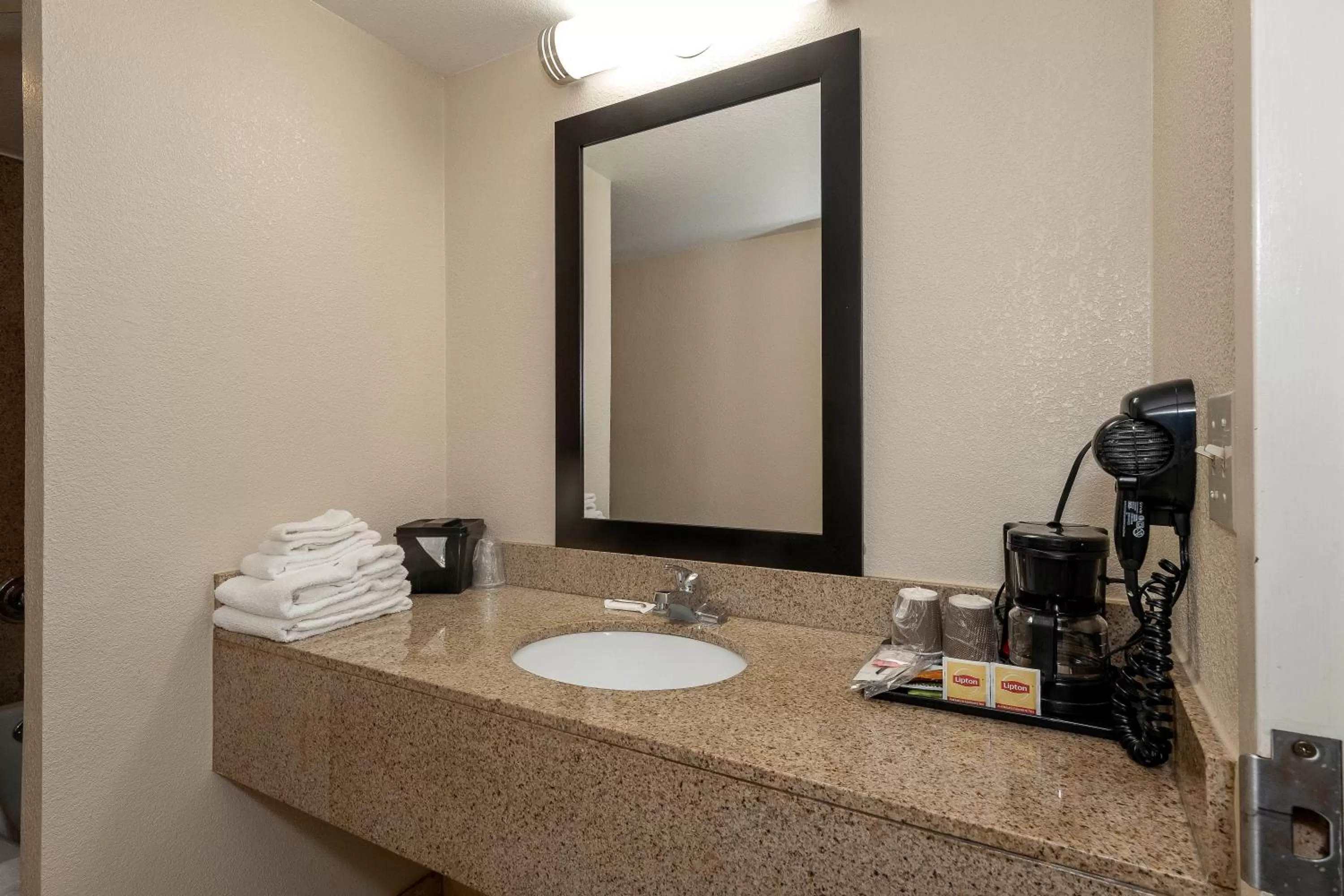 Bathroom in Red Roof Inn Bordentown - McGuire AFB