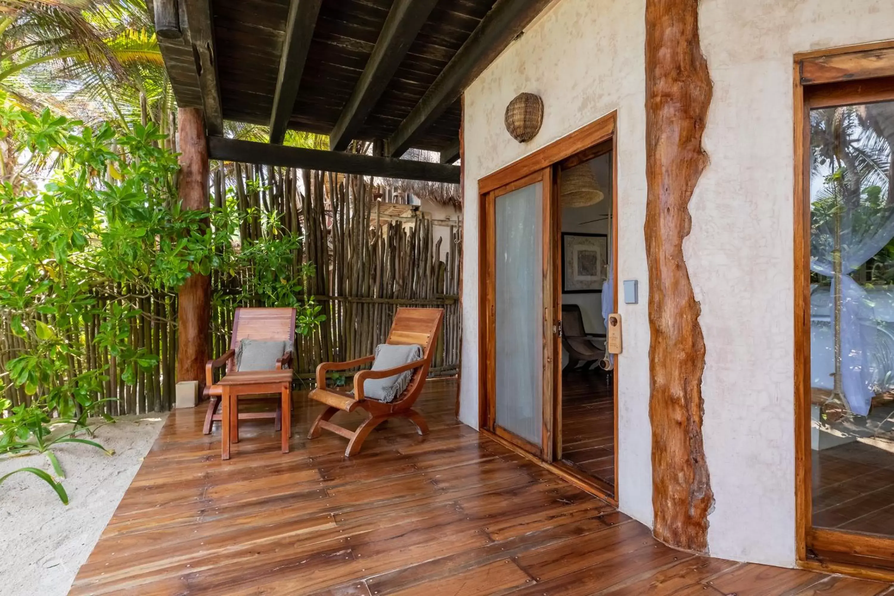 Garden view in Encantada Tulum