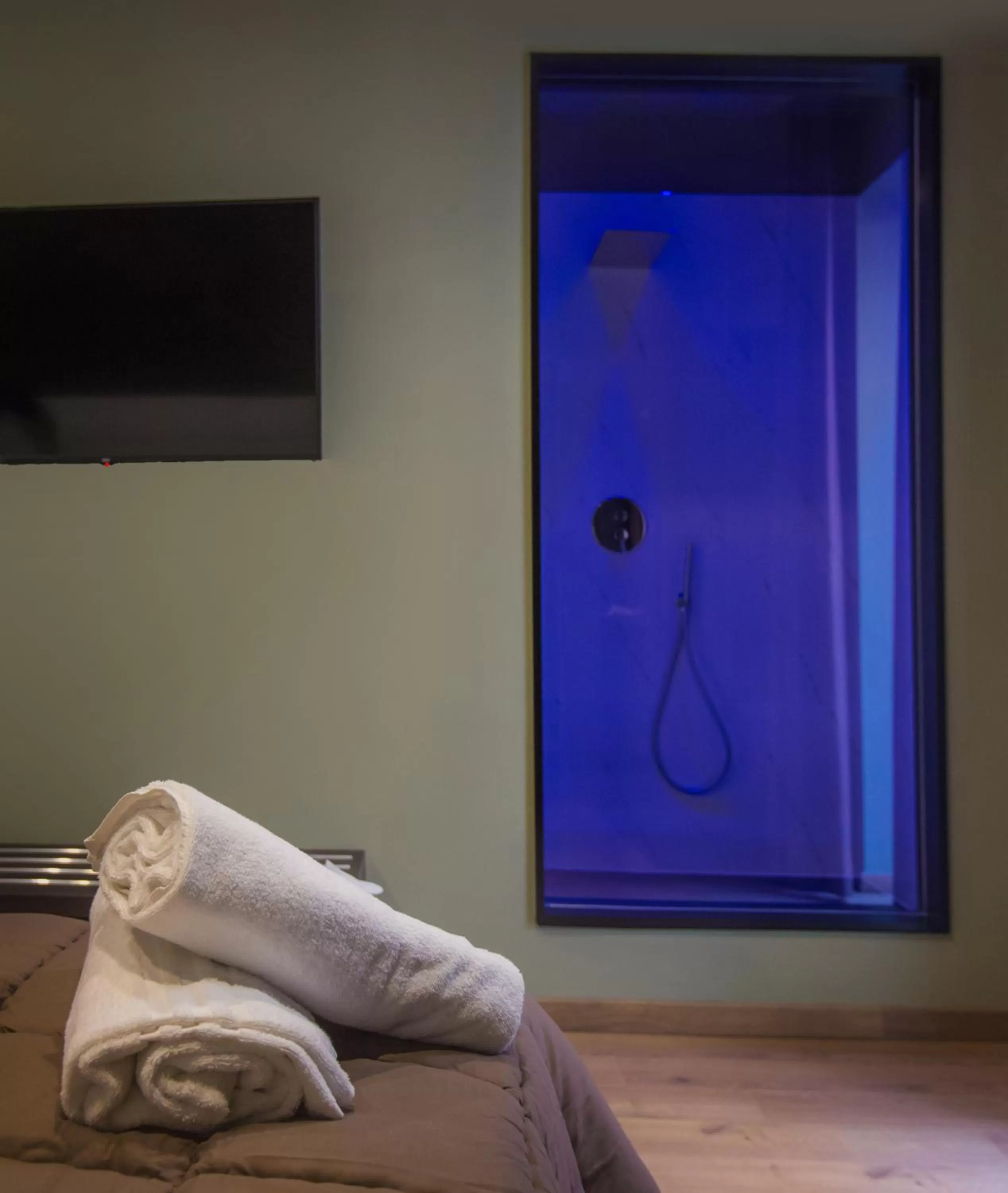 Shower in Hotel Europa Art Caserta