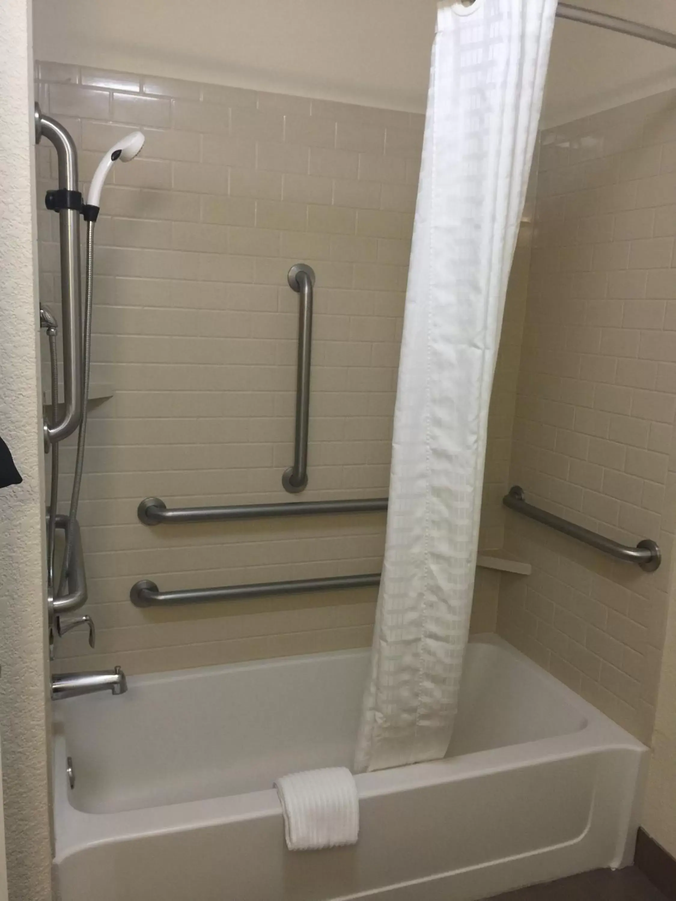 Photo of the whole room, Bathroom in Candlewood Suites Woodward, an IHG Hotel