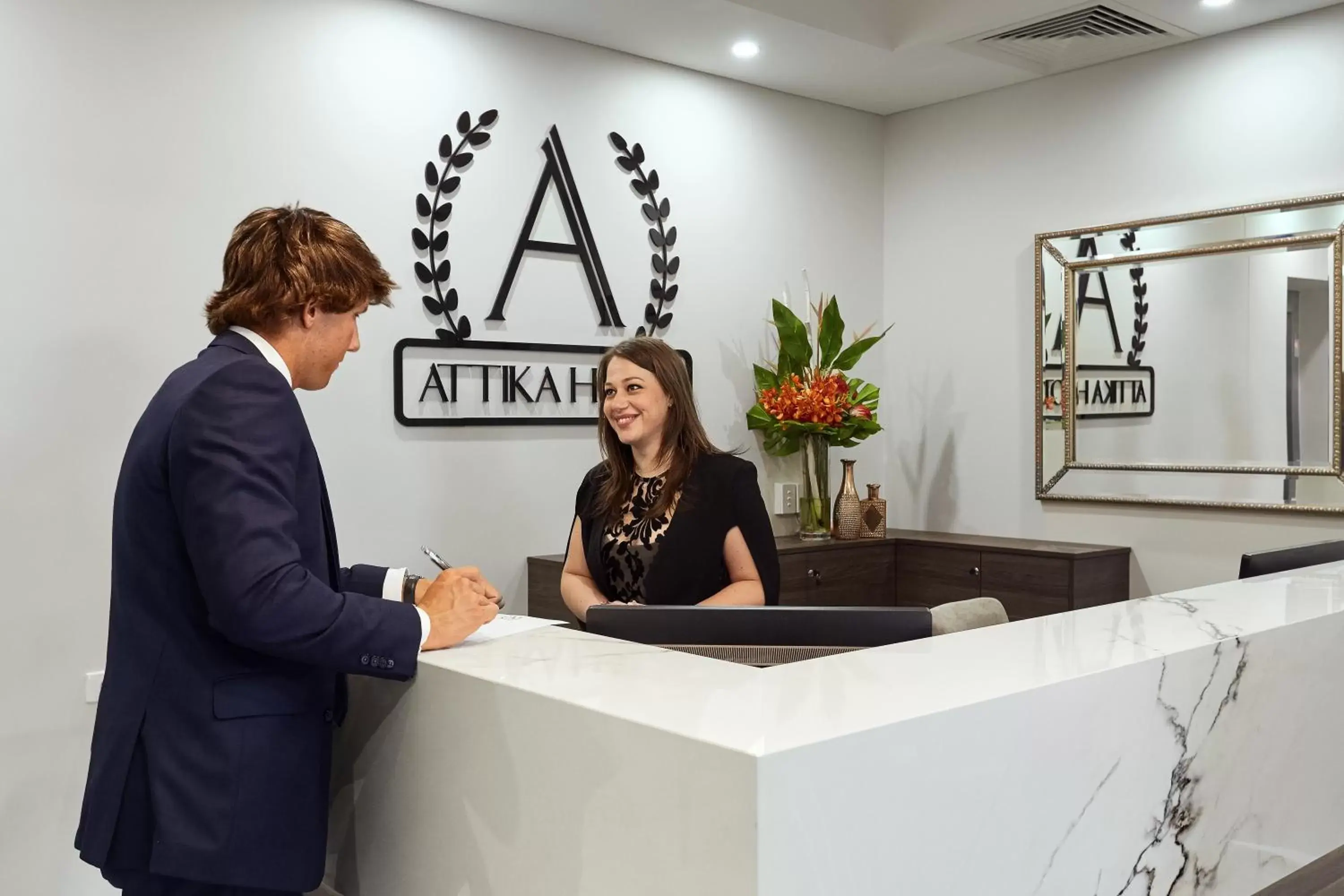 Staff, Lobby/Reception in Attika Hotel
