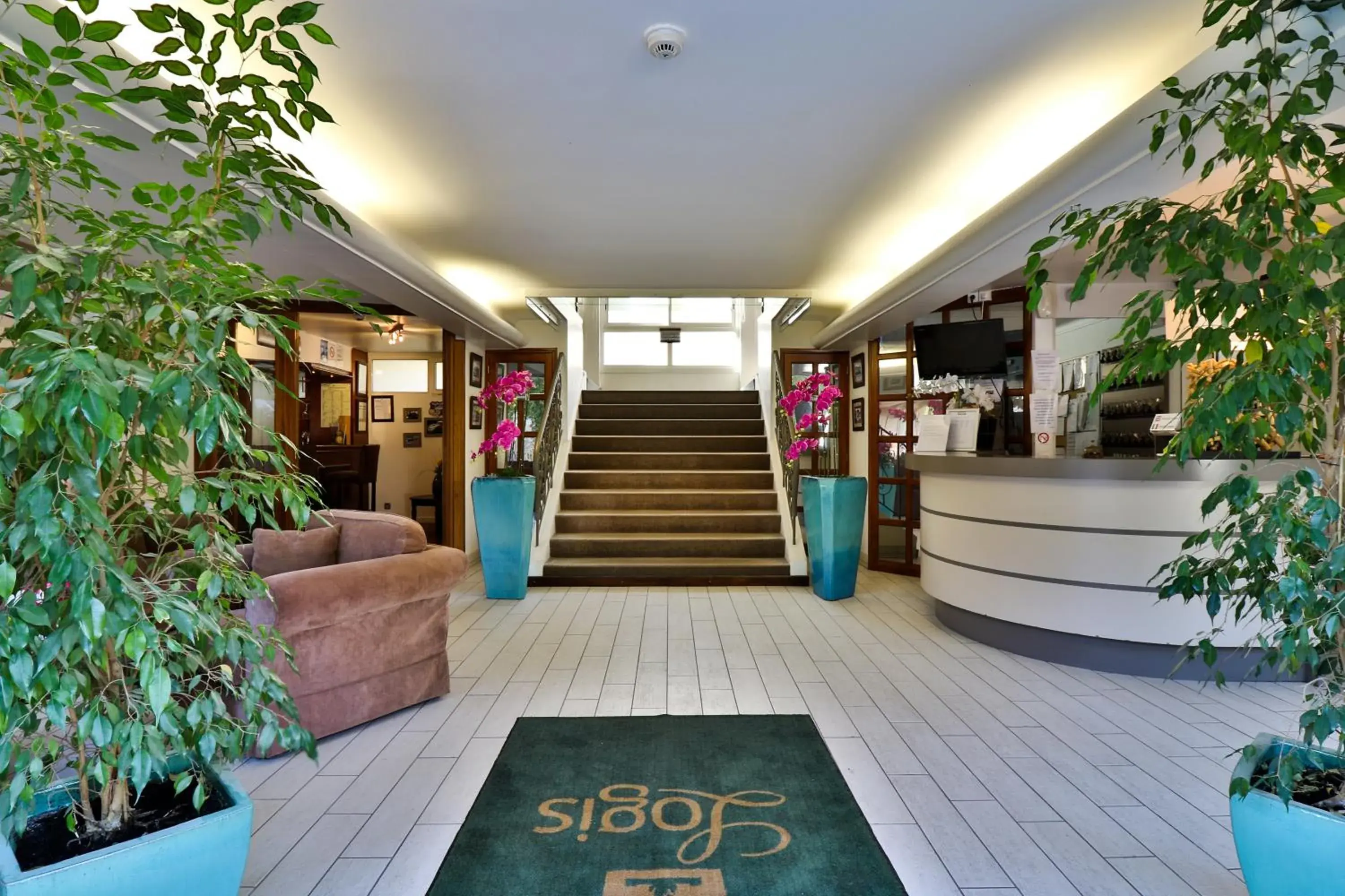 Lobby or reception, Lobby/Reception in Hotel SPA Plage St Jean
