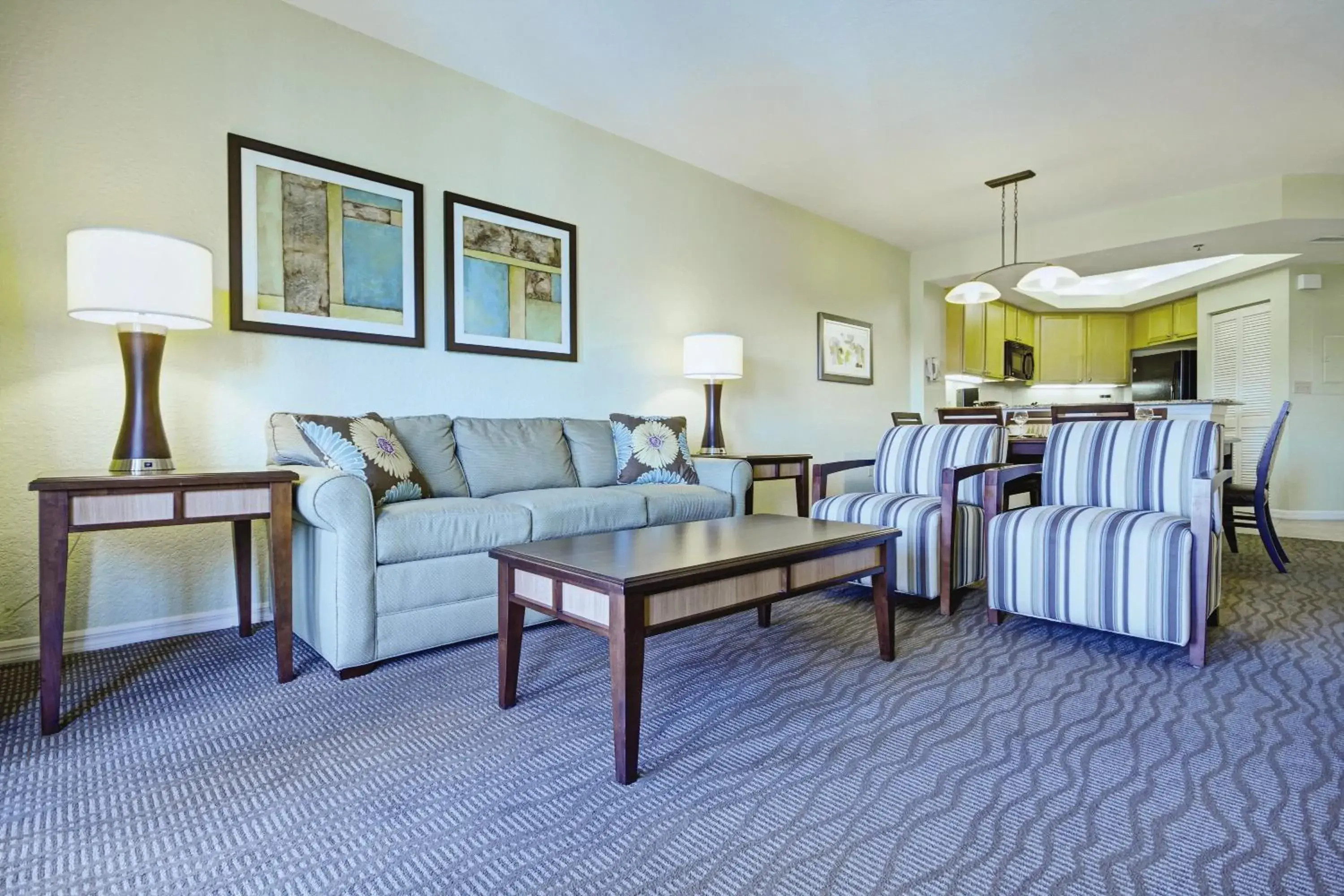 Living room, Seating Area in Club Wyndham Star Island