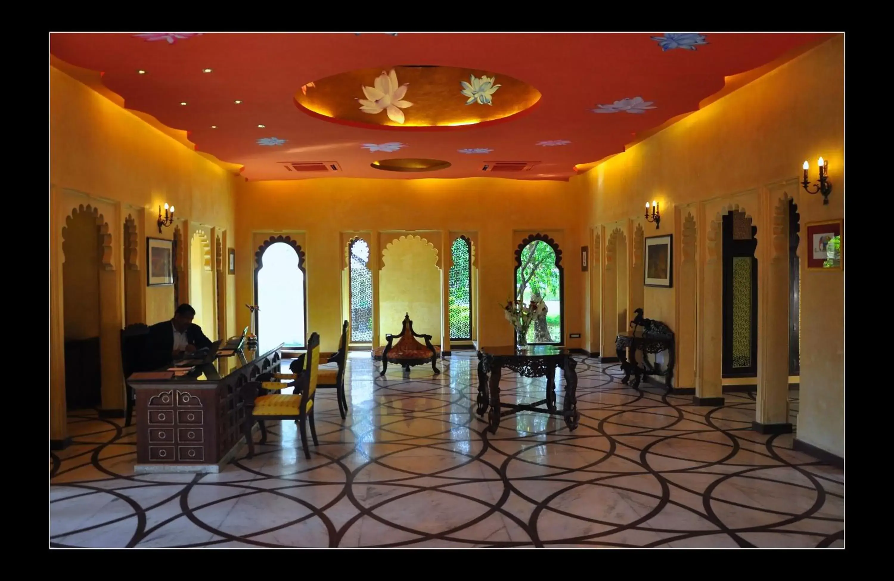 Lobby or reception, Restaurant/Places to Eat in juSTa Rajputana Resort & Spa