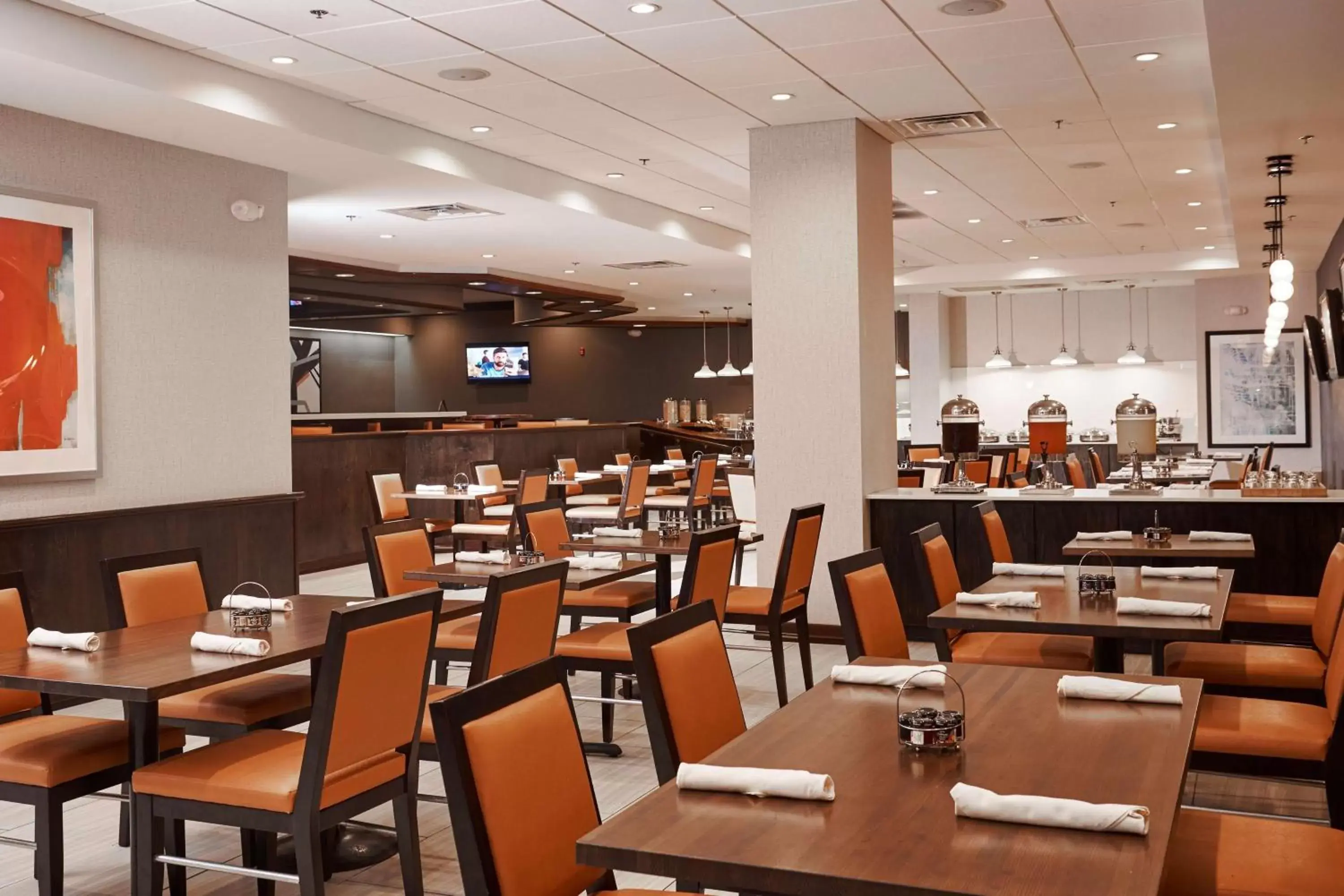 Dining area, Restaurant/Places to Eat in DoubleTree by Hilton Princeton